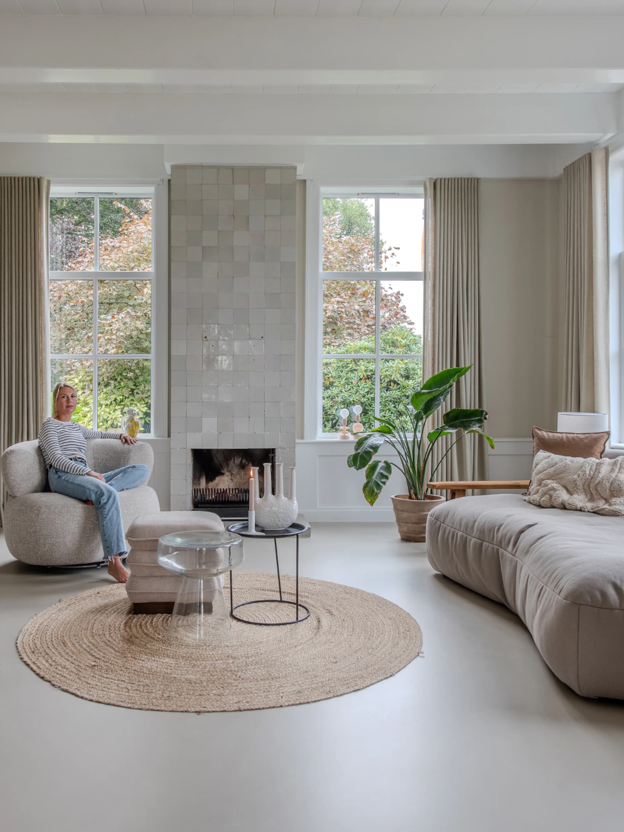 van schouw naar statement met tegels