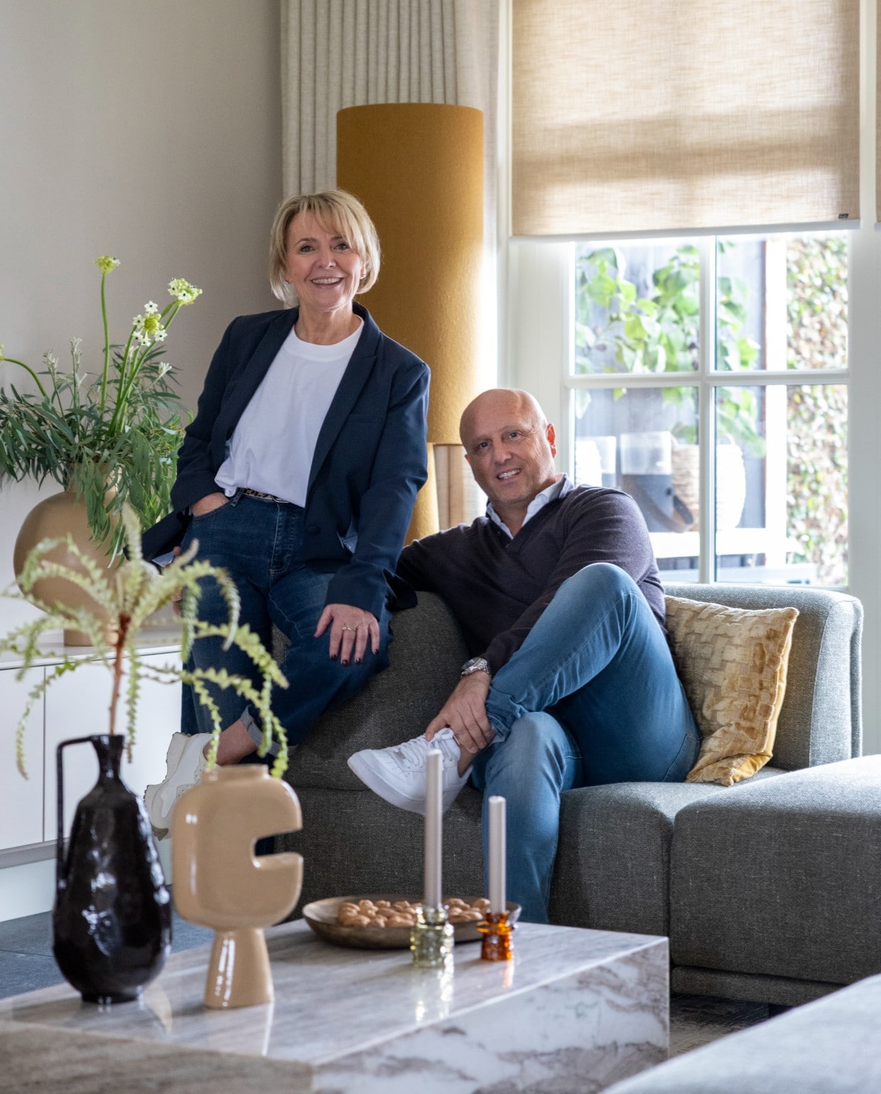 vtwonen Weer verliefd op je huis aflevering 4 seizoen 24 2026, stylist Fietje in Schiedam, bewoners Claudia en Kimmo vtwonen Weer verliefd op je huis aflevering 4 seizoen 24 2026 | styling Fietje Bruijn | fotografie Margriet Hoekstra
