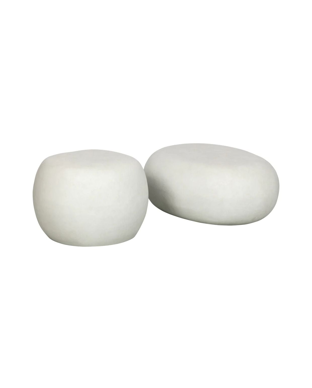 vtwonen bijzettafel Pebble - Fiber Clay - Wit - 35x50x50 vtwonen