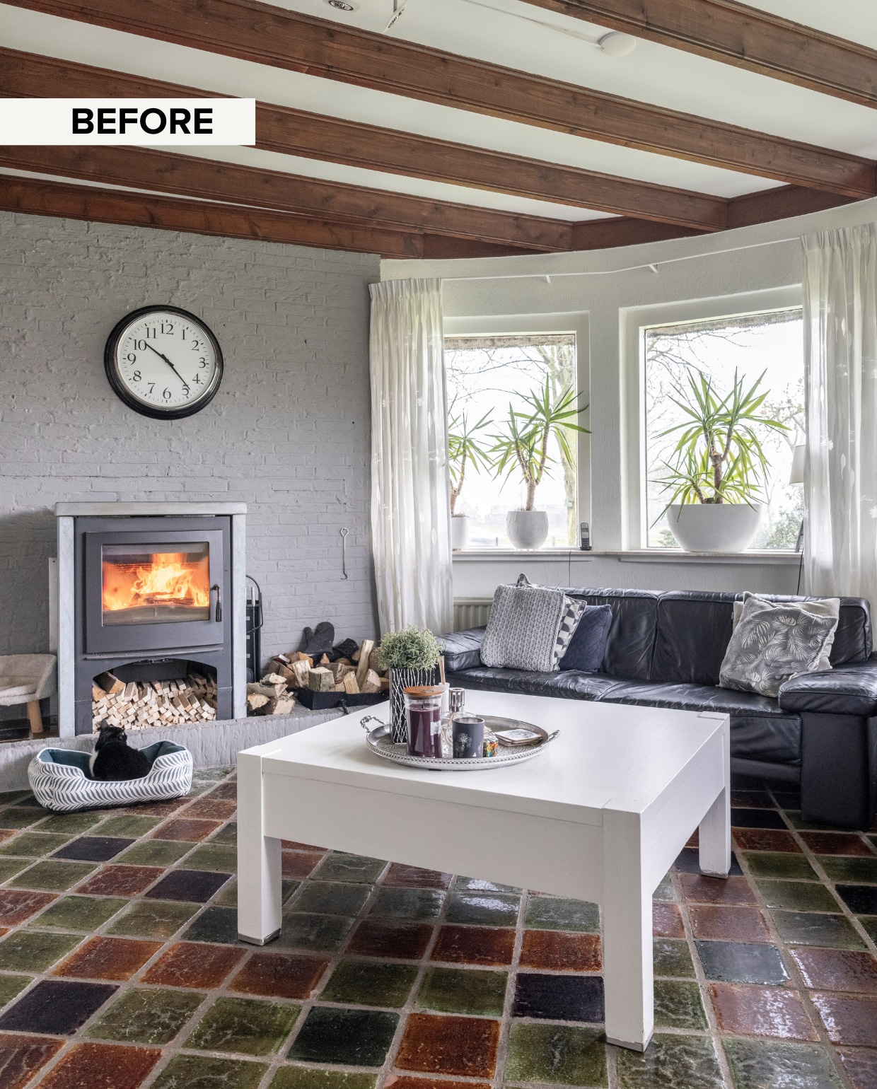 vtwonen Weer verliefd op je huis aflevering 5 seizoen 24 2026, de woonkamer voor de make-over vtwonen Weer verliefd op je huis aflevering 5 seizoen 24 | styling Marlies Does | fotografie Margriet Hoekstra