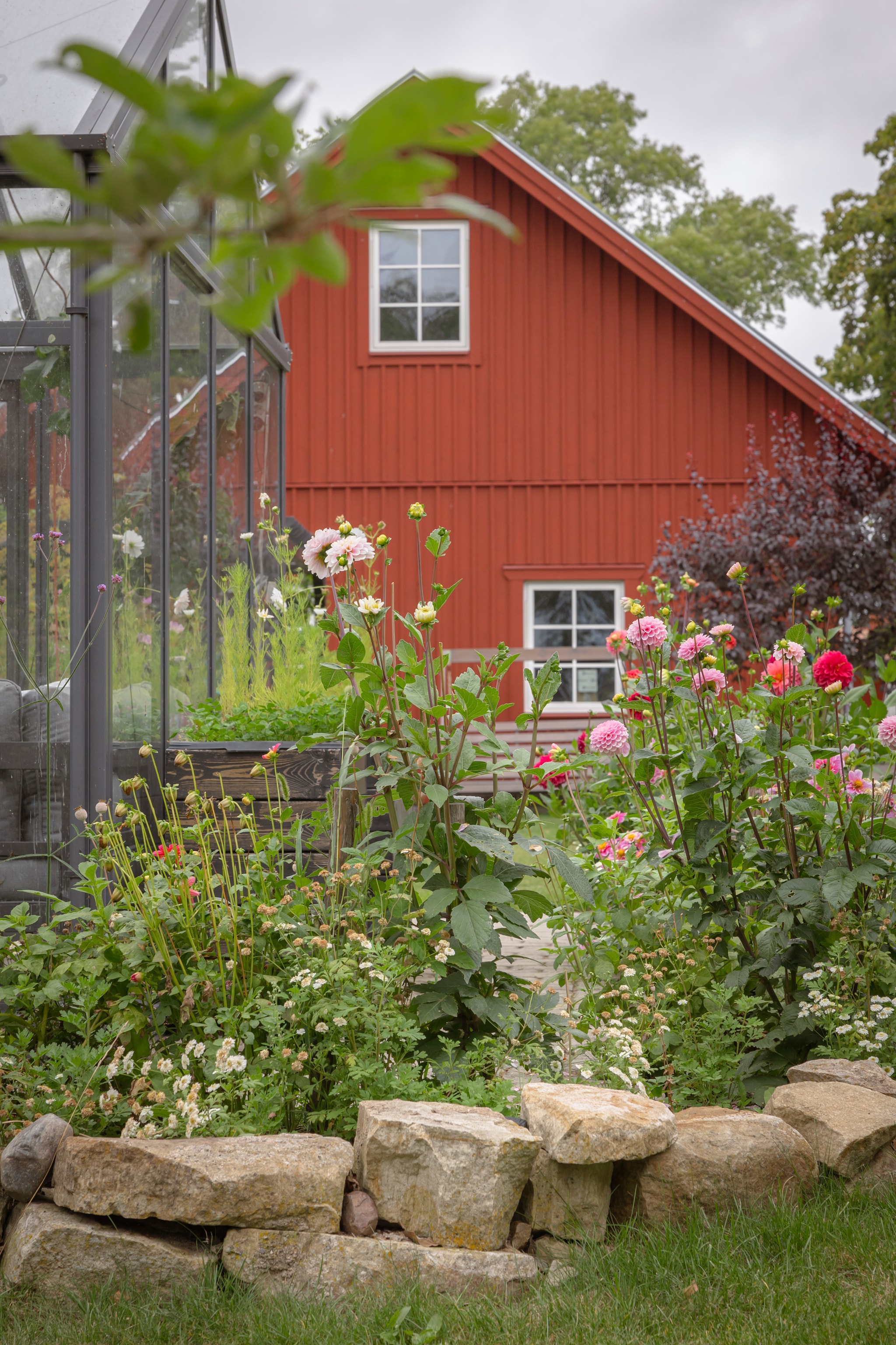 De tuin is de natuurlijke uitbreiding van het huis, waar de familie graag tijd doorbrengt. vtwonen Landelijk 06-2026 | styling Anna Bjelkholm | fotografie Anna Karlsson