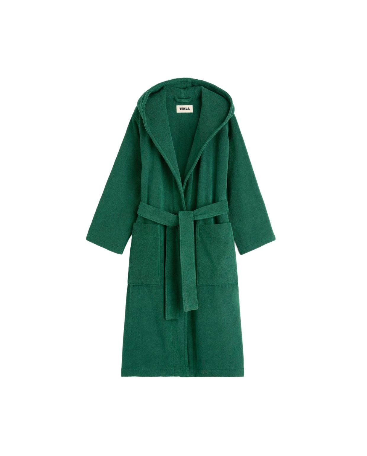 Tekla badjas met capuchon € 225,- (teklafabrics.com). teklafabrics.com