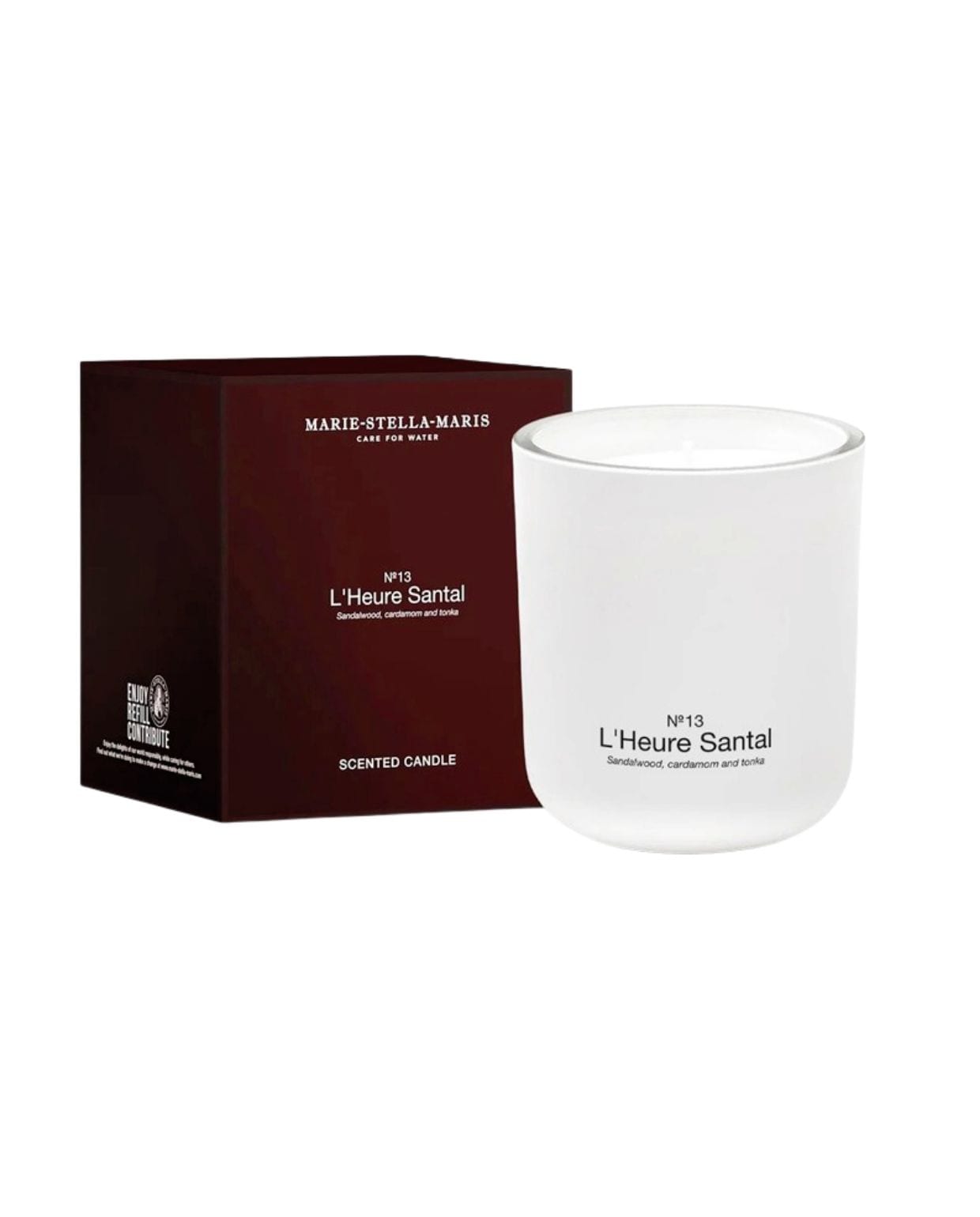 Marie-Stella-Maris geurkaars No.13 L’Heure Santal, 300 gr € 39,- (marie-stella-maris.com) marie-stella-maris.com