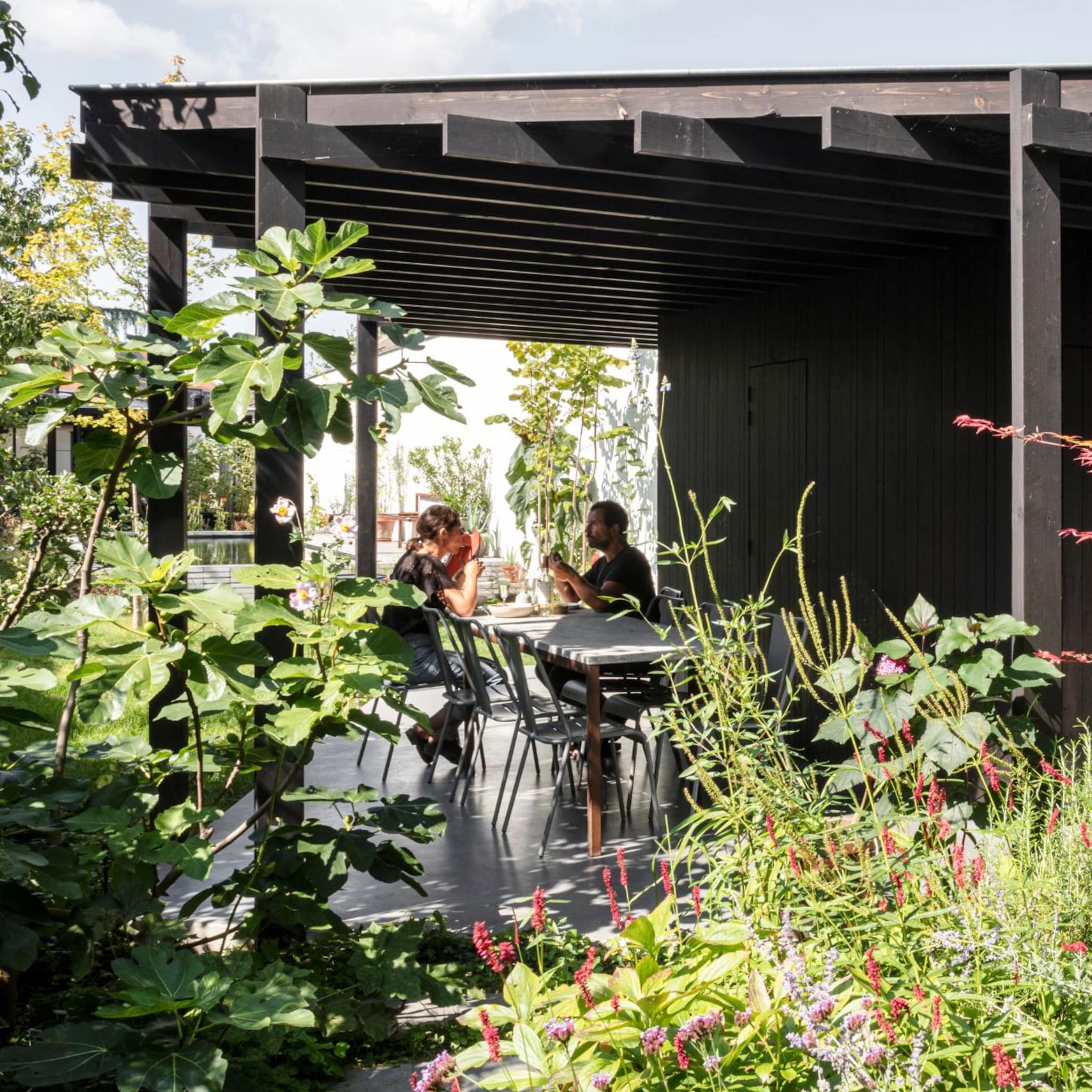 huis architect diepe tuin