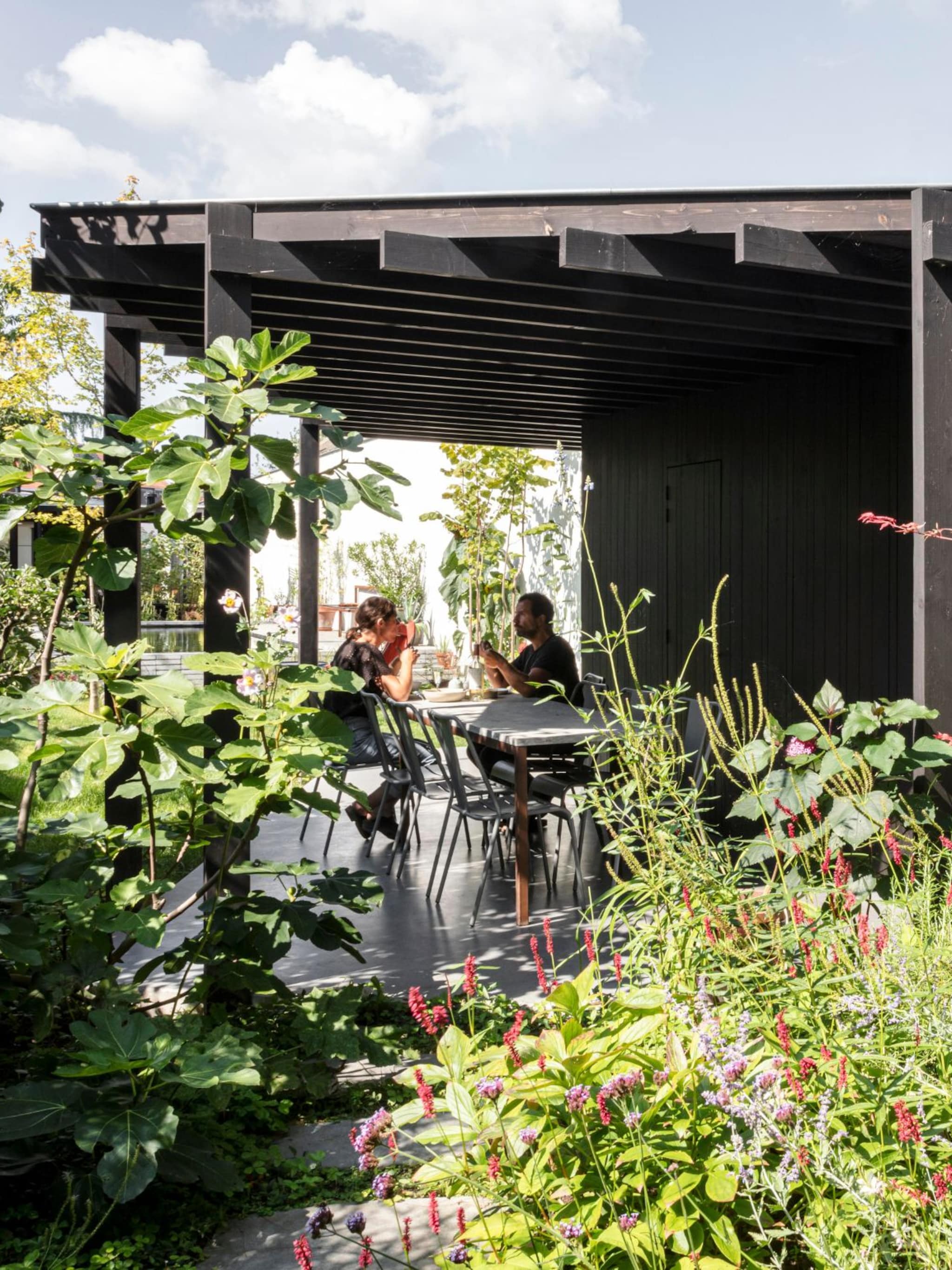 huis architect diepe tuin