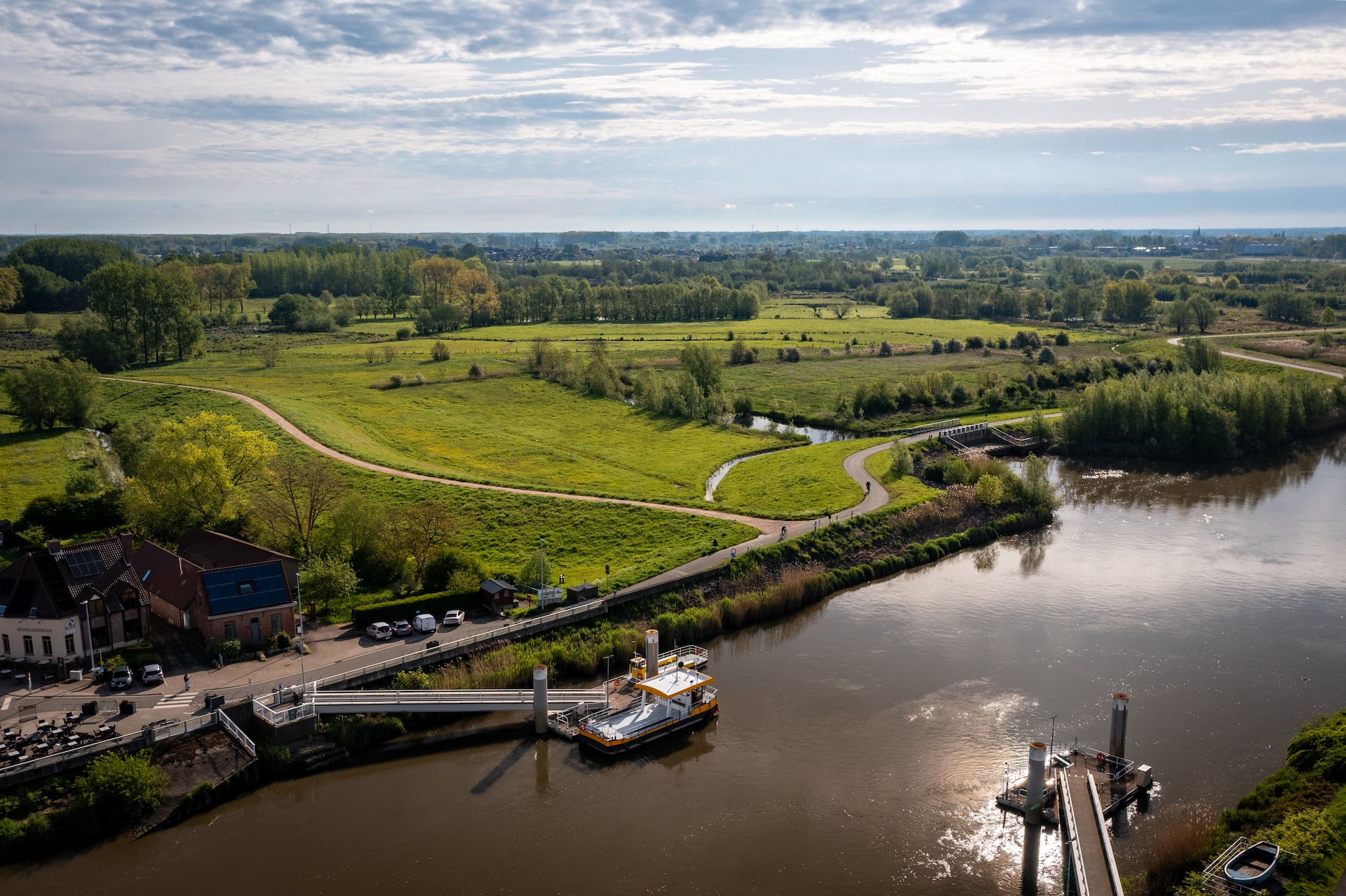 Naar buiten: Pontjes route fietsen