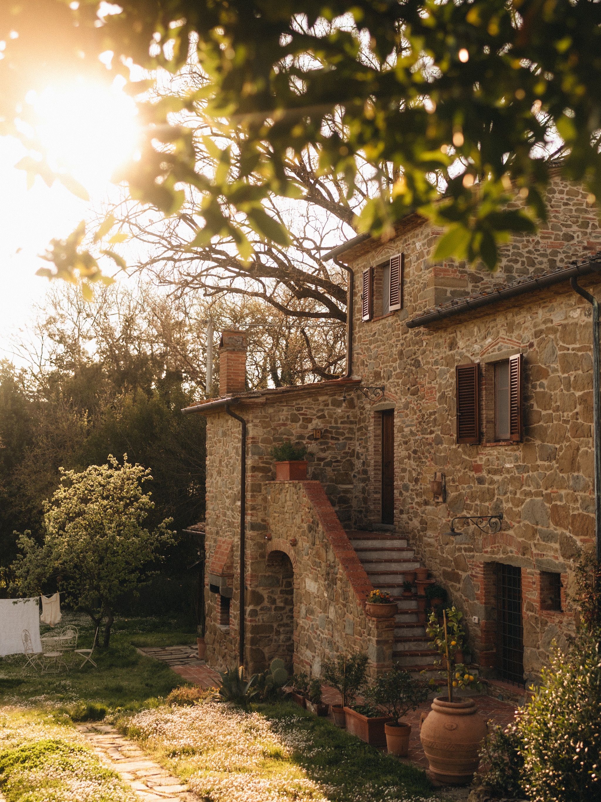 binnenkijken in een romantische toscaanse woning
