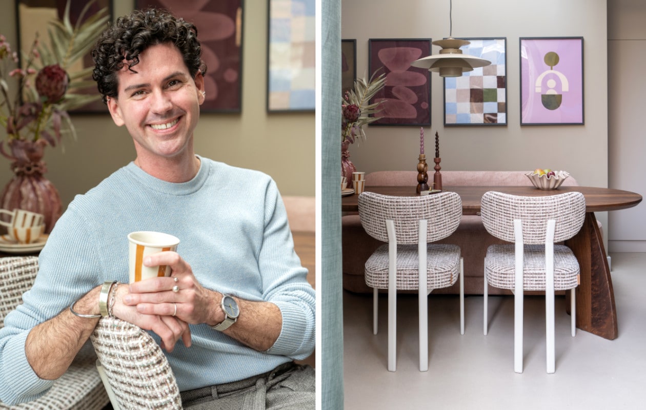 Interieurstylist Roy Seen-Bollebakker van The Home Style Club.