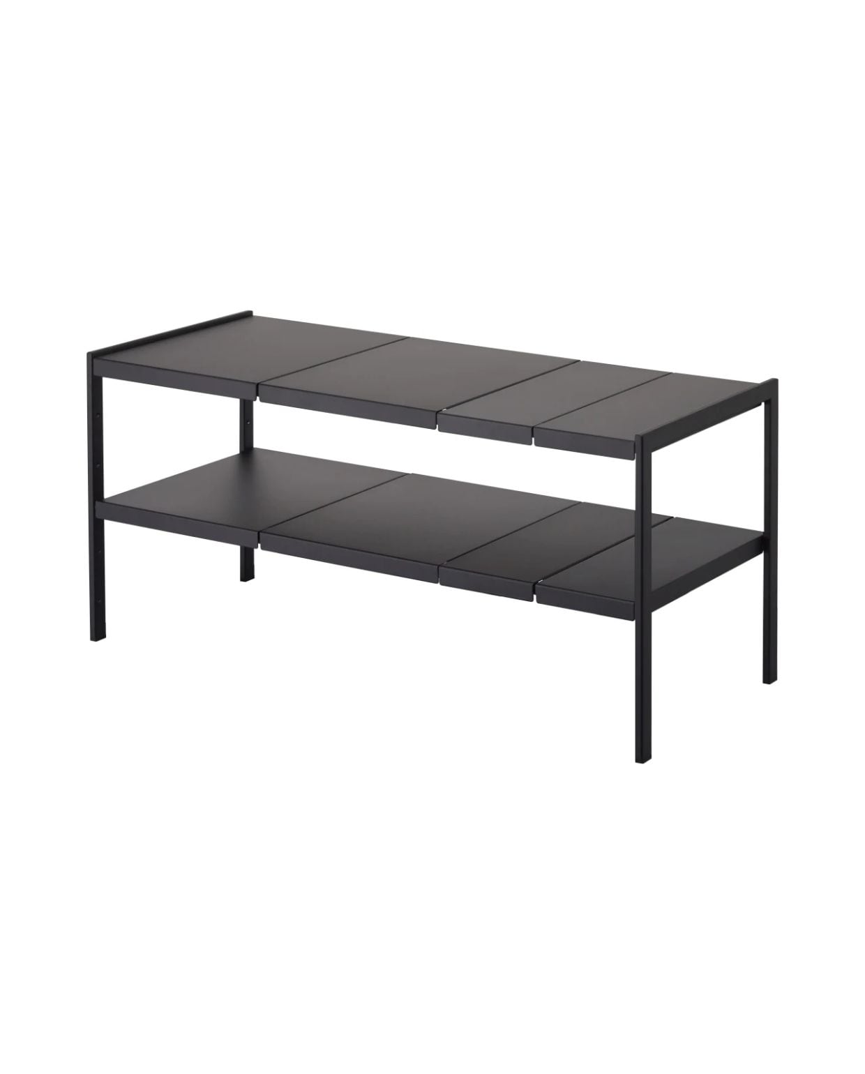 Yamazaki Keukenkast Organizer Uitschuifbaar - 2 niveau - Tower - Zwart Yamazaki