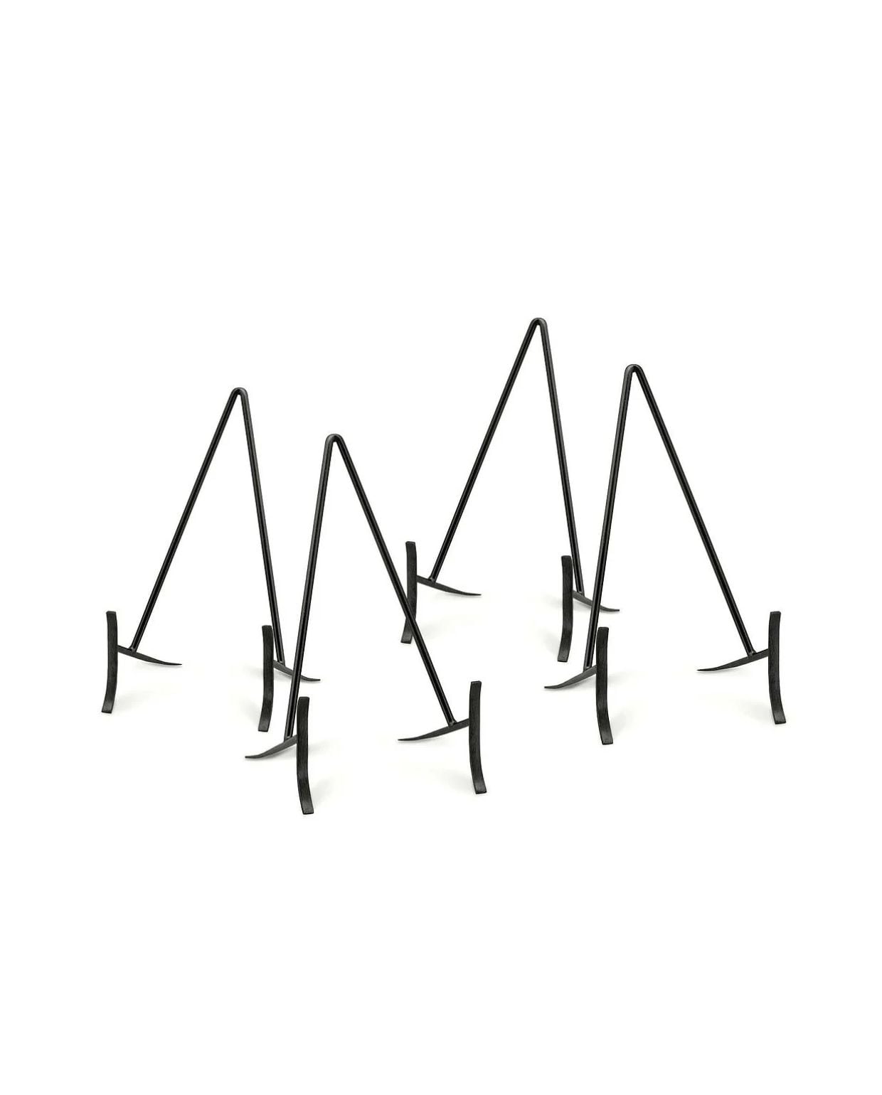 vtwonen - Bordenstandaard voor sierborden - Bordenhouder - Zwart - 11x20cm - Set van 4 vtwonen