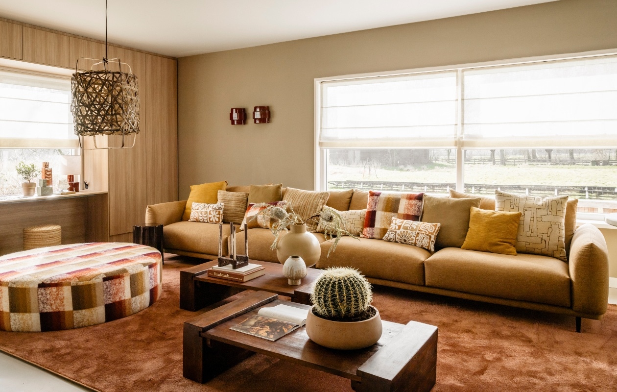 vtwonen Weer verliefd op je huis aflevering 7 seizoen 24 2026, woonkamer
 vtwonen Weer verliefd op je huis aflevering 7 seizoen 24 2026 | styling Liza Wassenaar | fotografie Sonja Velda