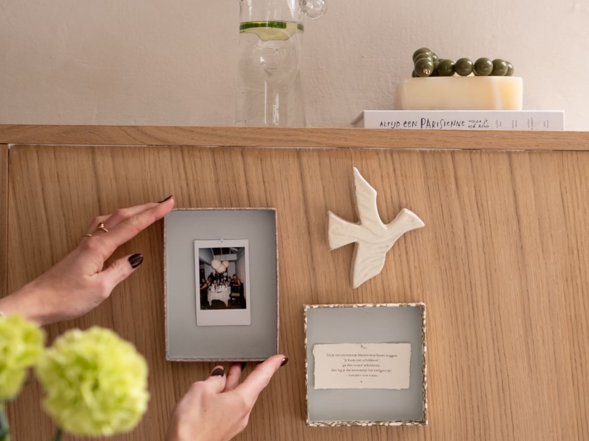 diy unieke fotolijst karton