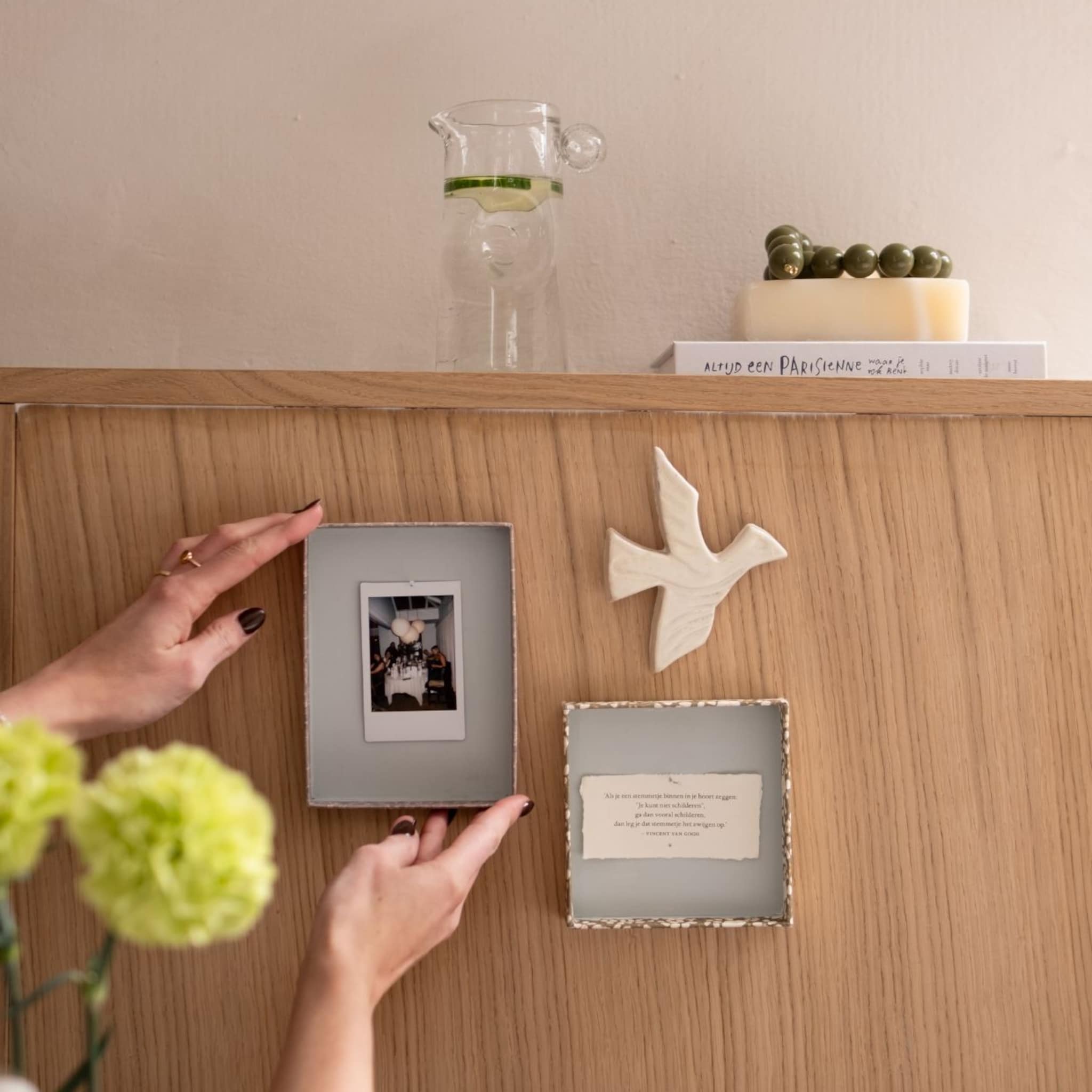 diy unieke fotolijst karton