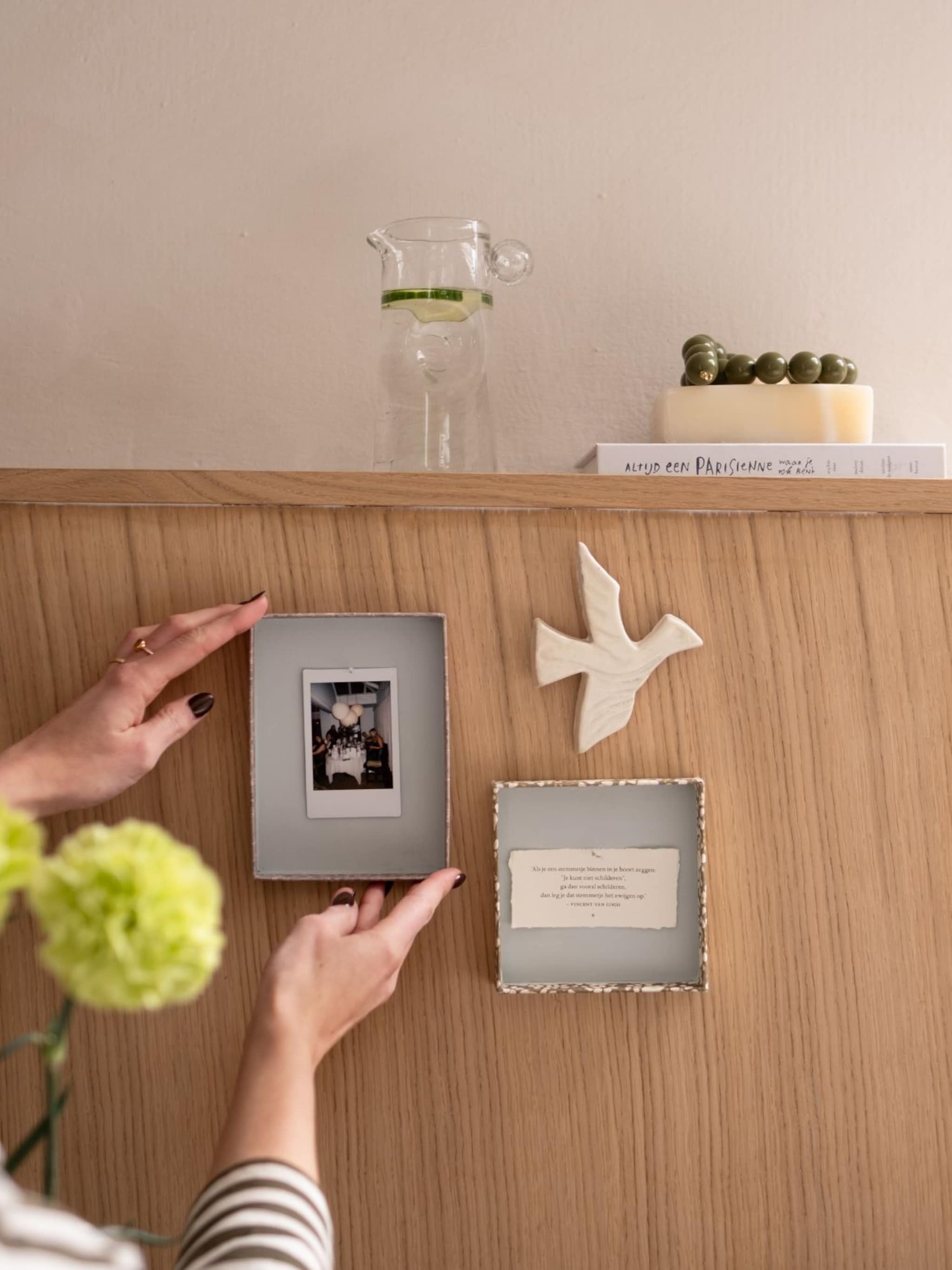 diy unieke fotolijst karton