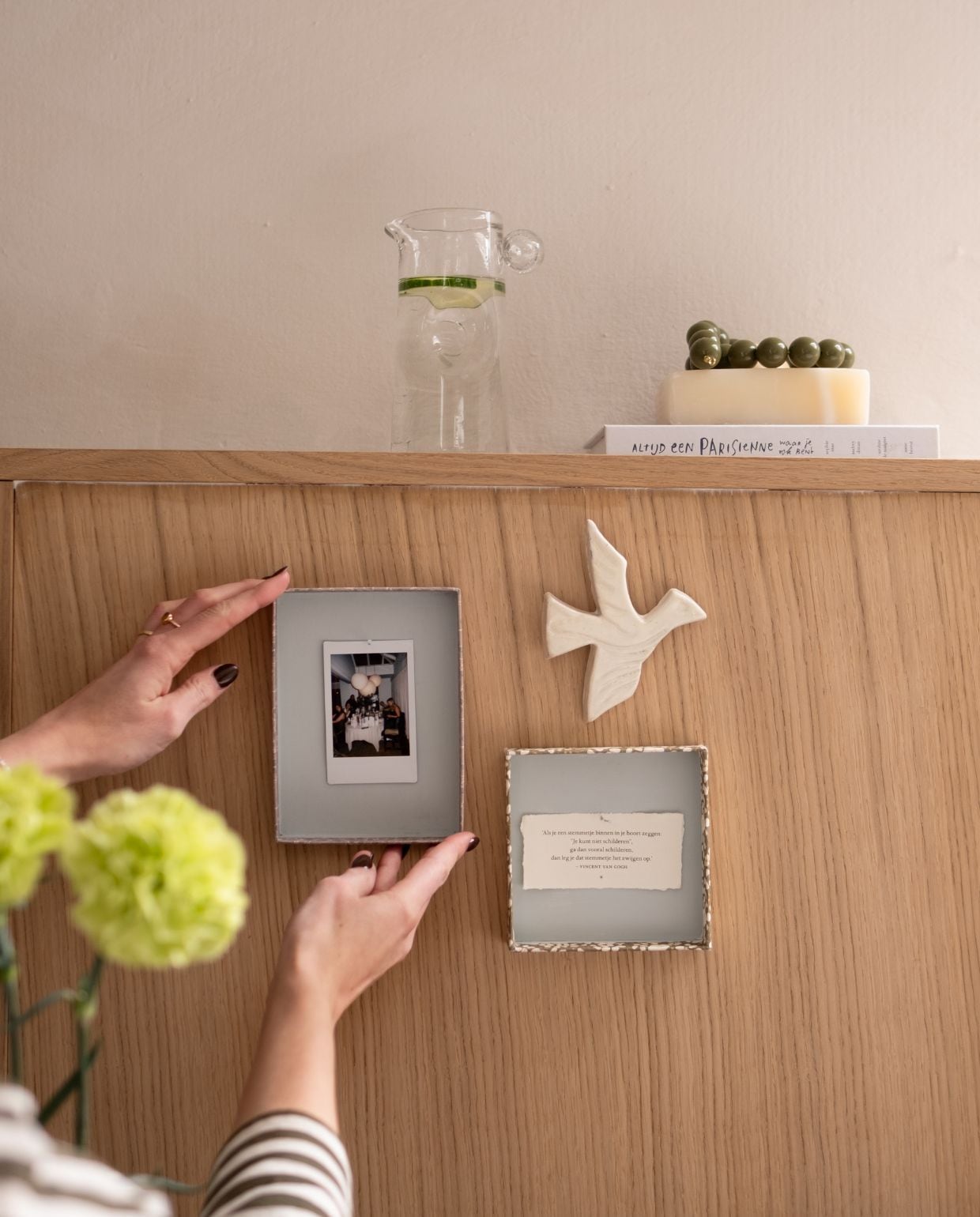 diy unieke fotolijst karton