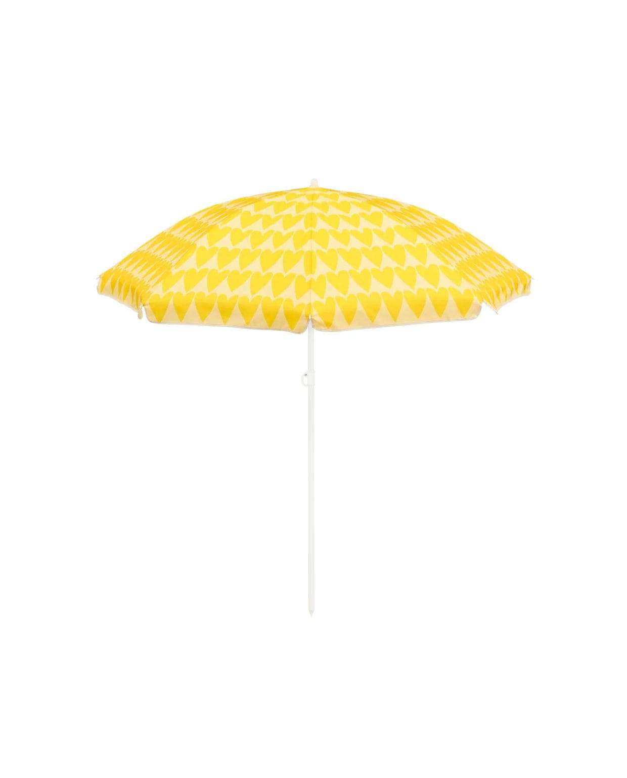 Mica Decorations Heart Strandparasol - H180 x Ø160 cm - Geel Mica Decorations