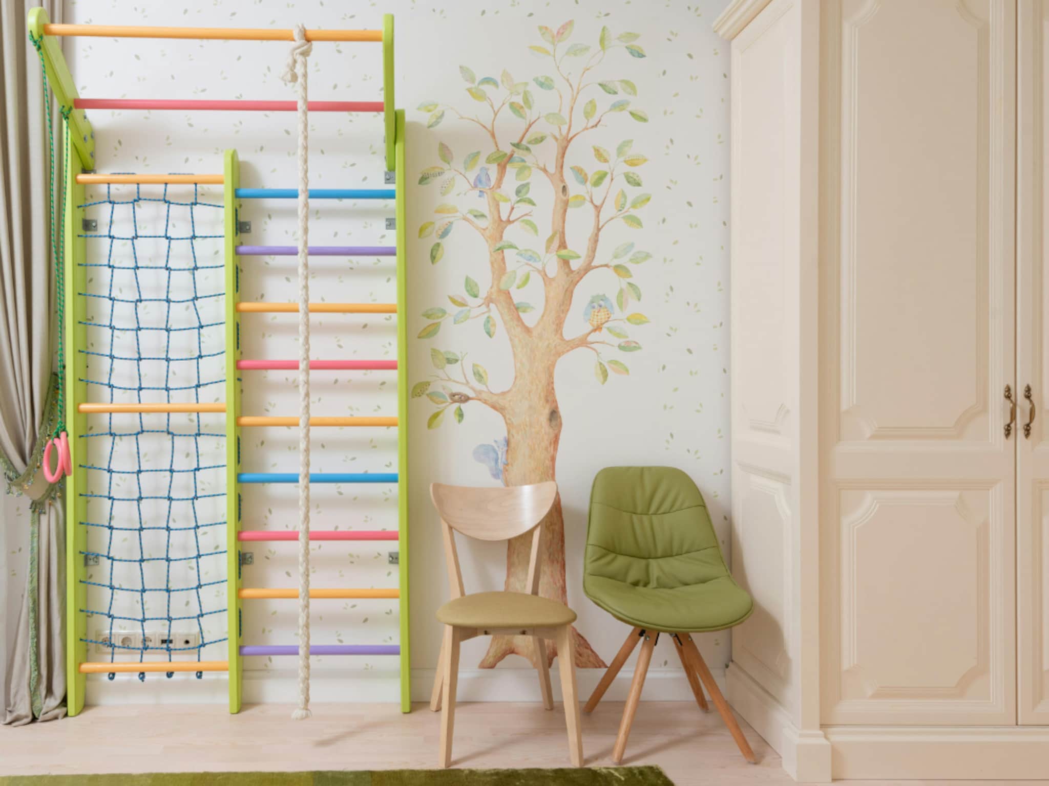 klimmen en klauteren in de kinderkamer