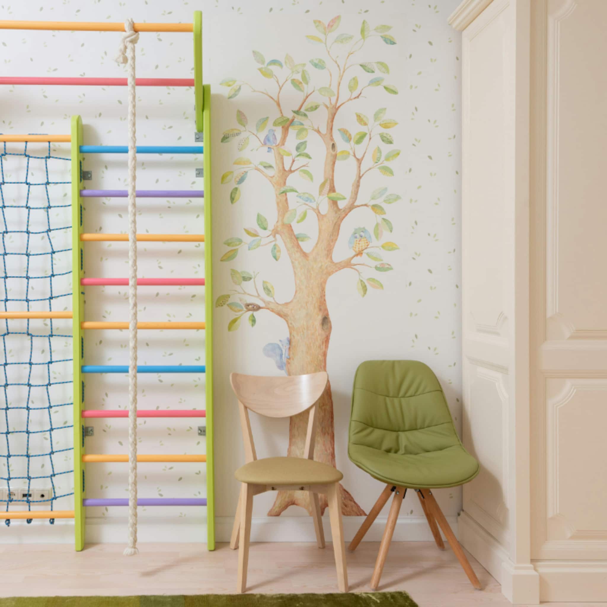 klimmen en klauteren in de kinderkamer