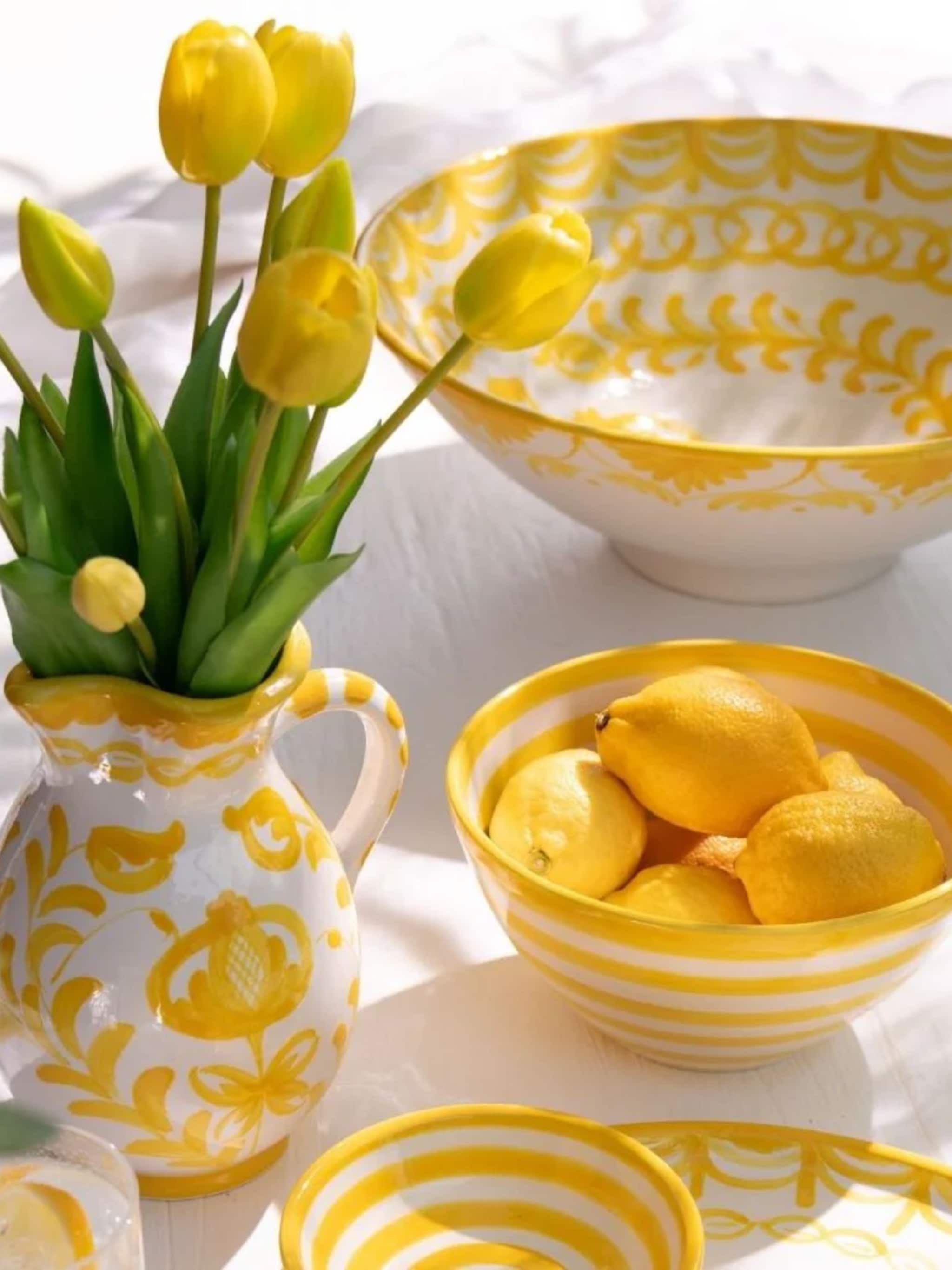 11 lemon yellow items