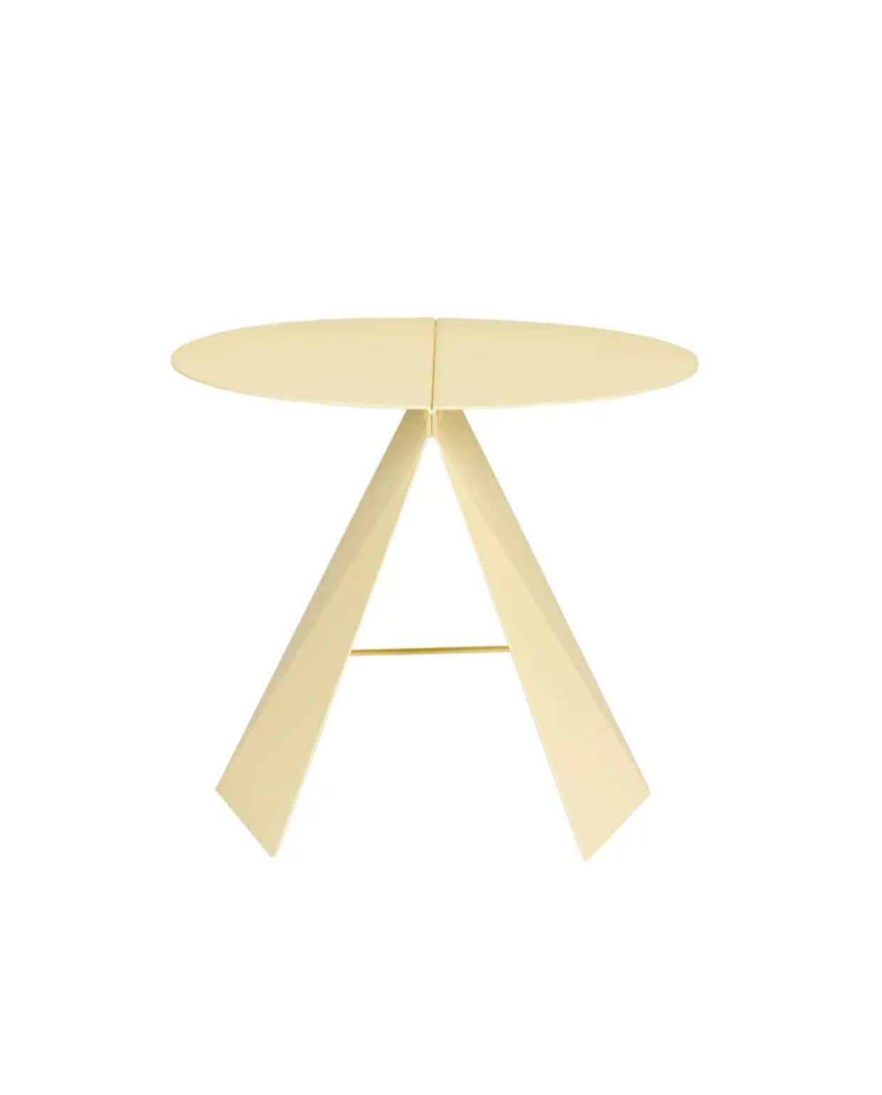 Zuiver Foldy Bijzettafel Citroengeel Zuiver