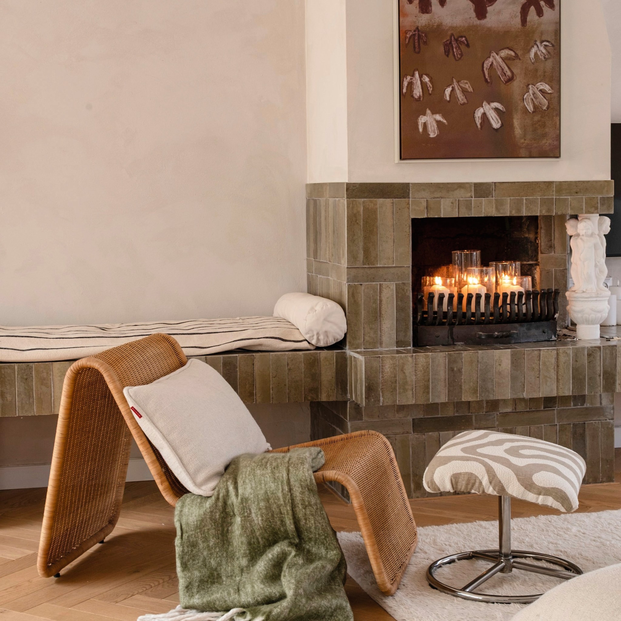 van oude poef naar statement piece