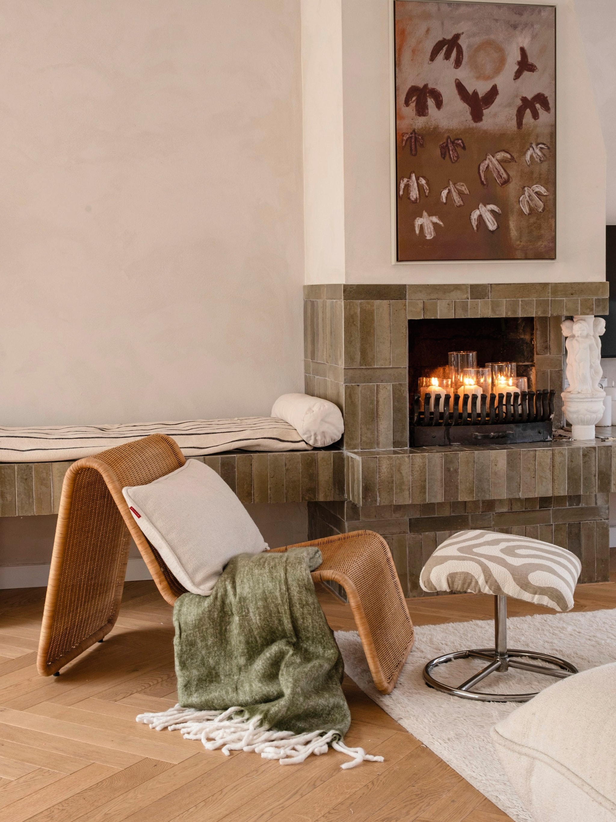 van oude poef naar statement piece