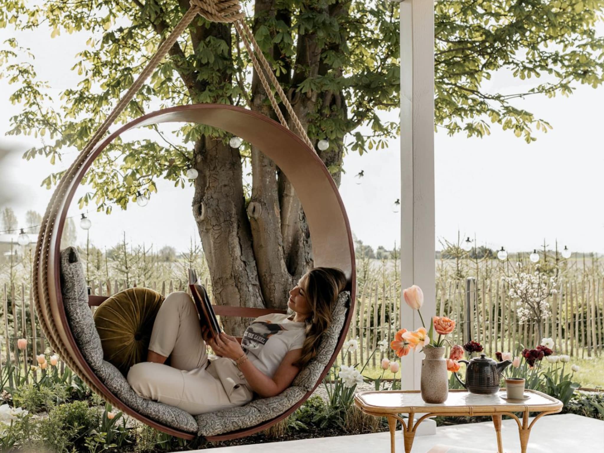 outdoor livingroom tuin hele jaar relaxen