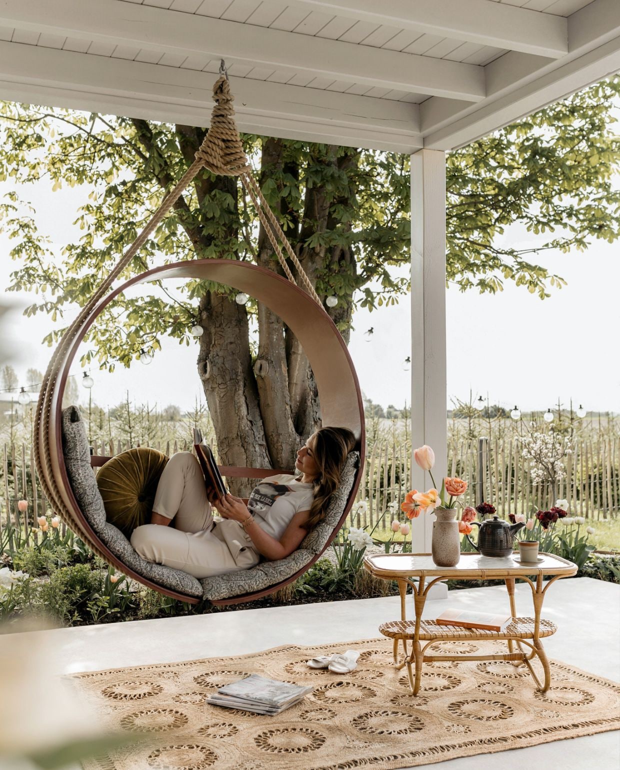 outdoor livingroom tuin hele jaar relaxen