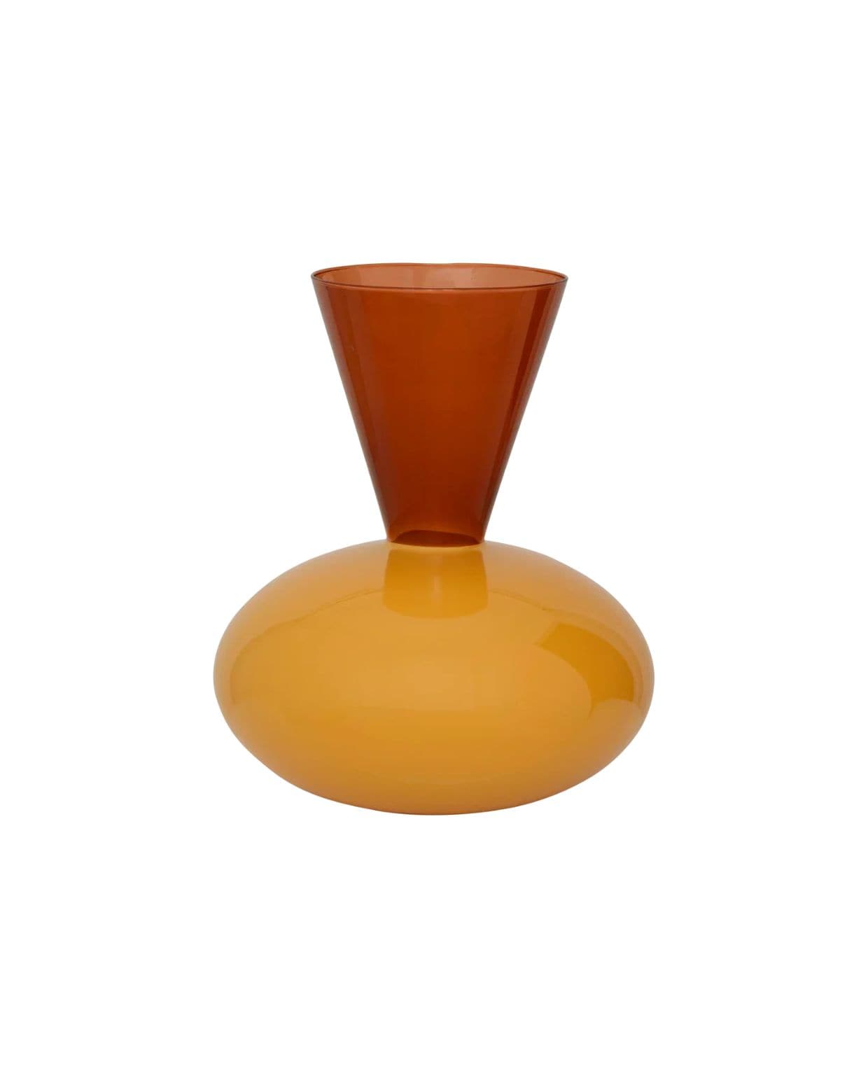 Urban Nature Culture vaas Zinhle, golden orange - Ø 27 * 32 cm Urban Nature Culture