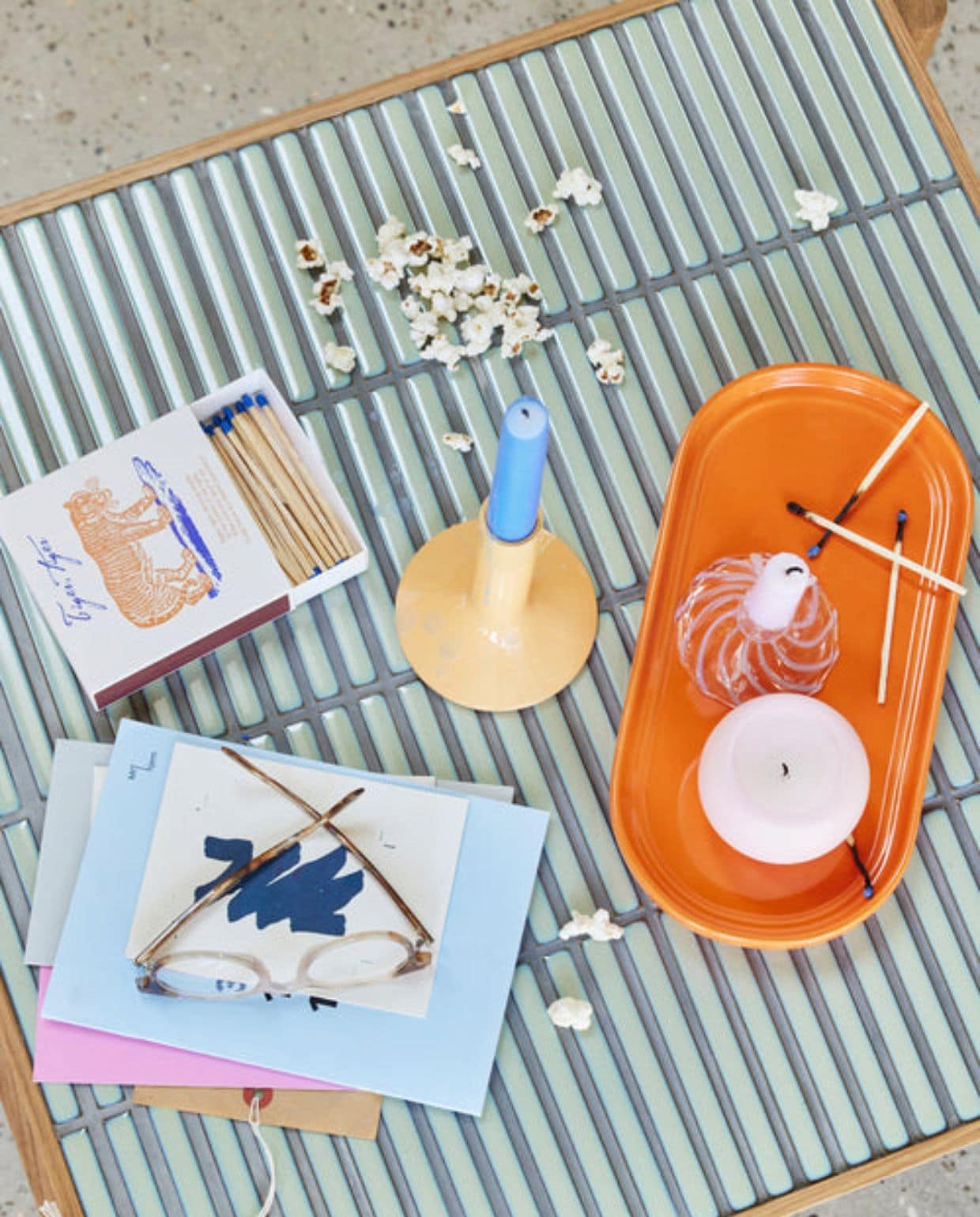 Hübsch kandelaar Kindred - ijzer - ø10xh15, ø10xh18cm