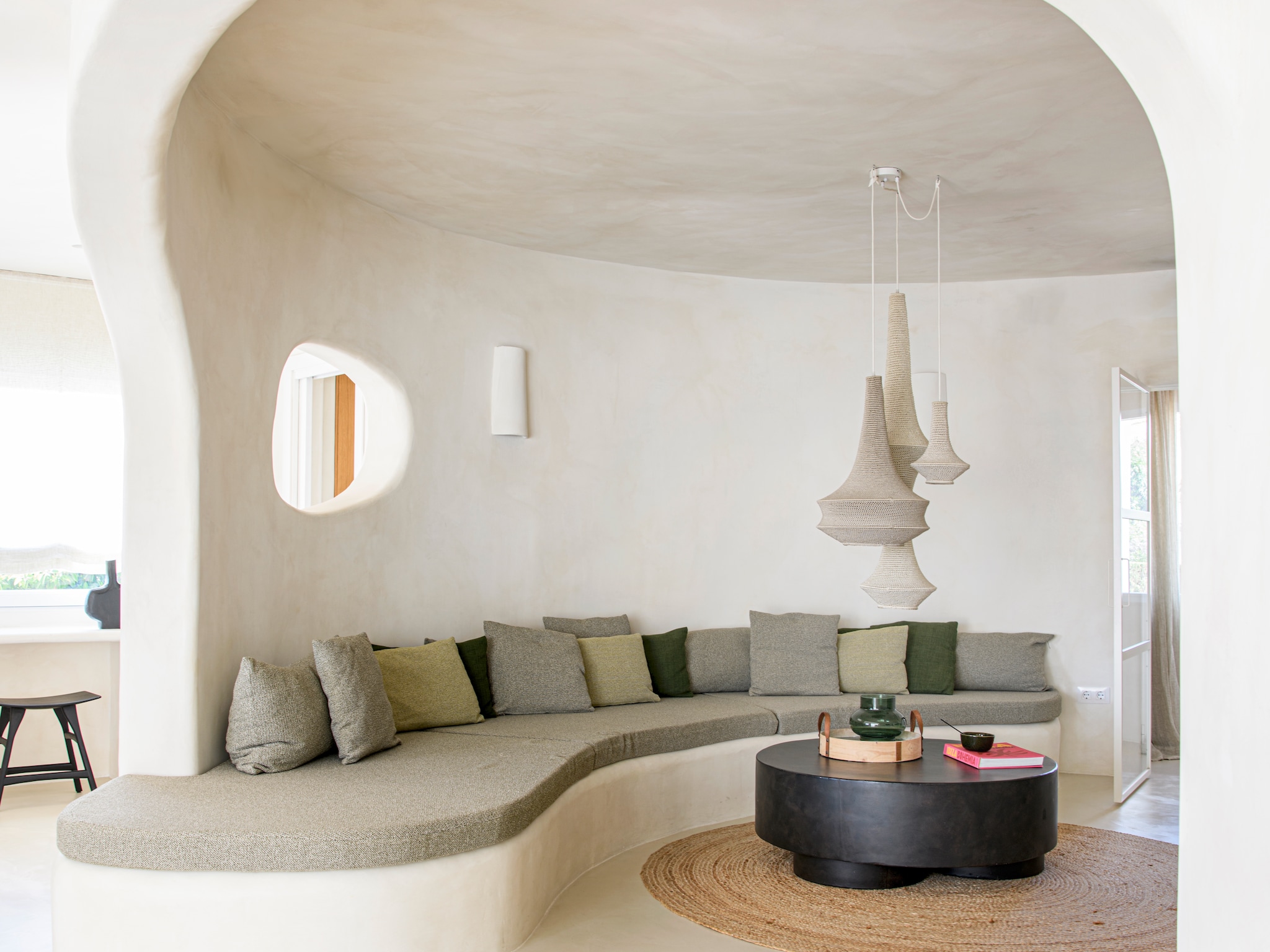 huis ronde muren slimme oplossing