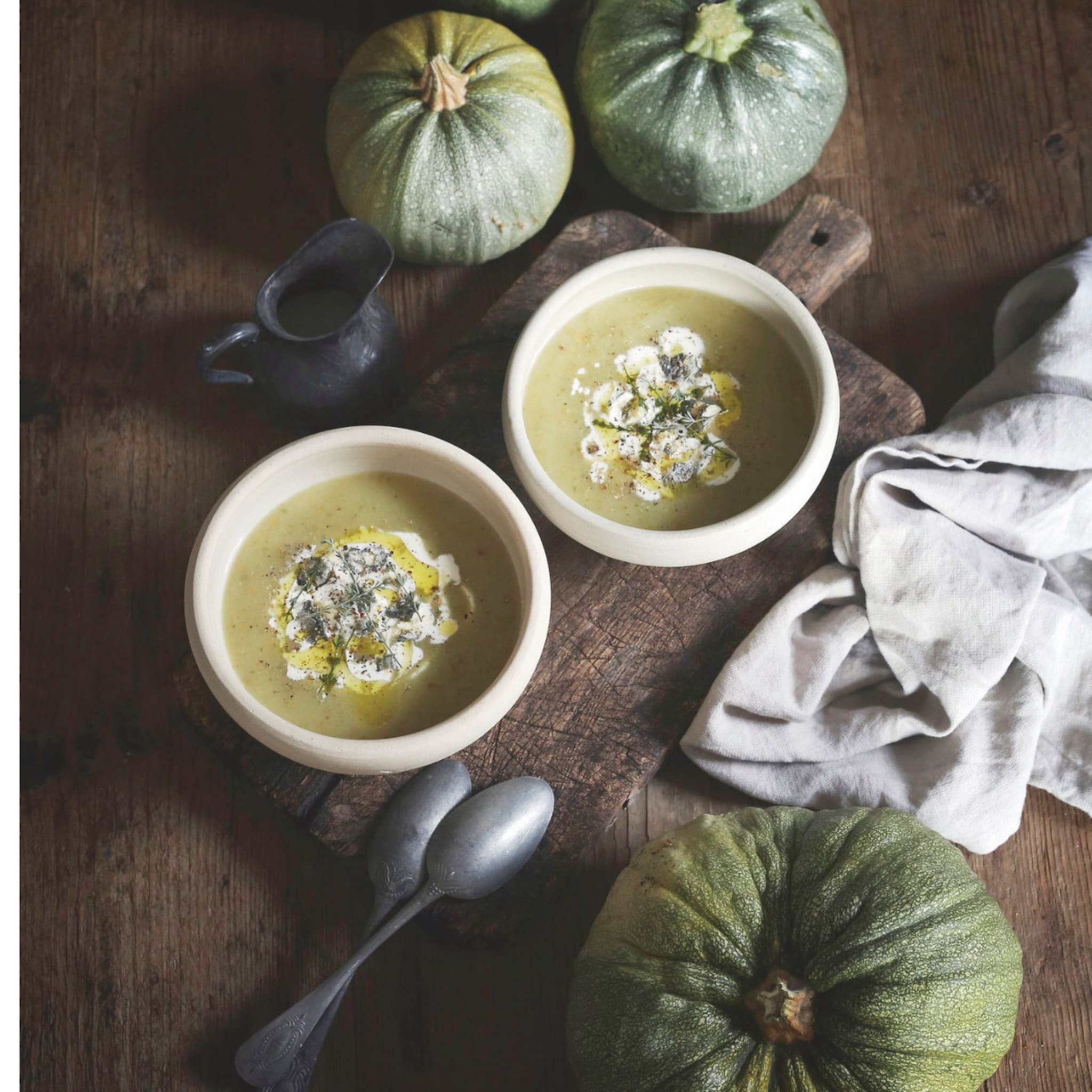 recept romige courgettesoep met gorgonzola