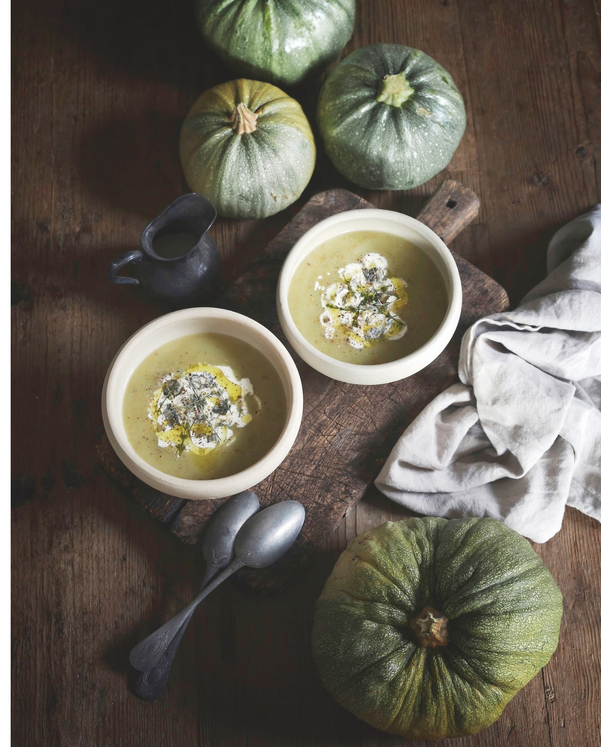 recept romige courgettesoep met gorgonzola