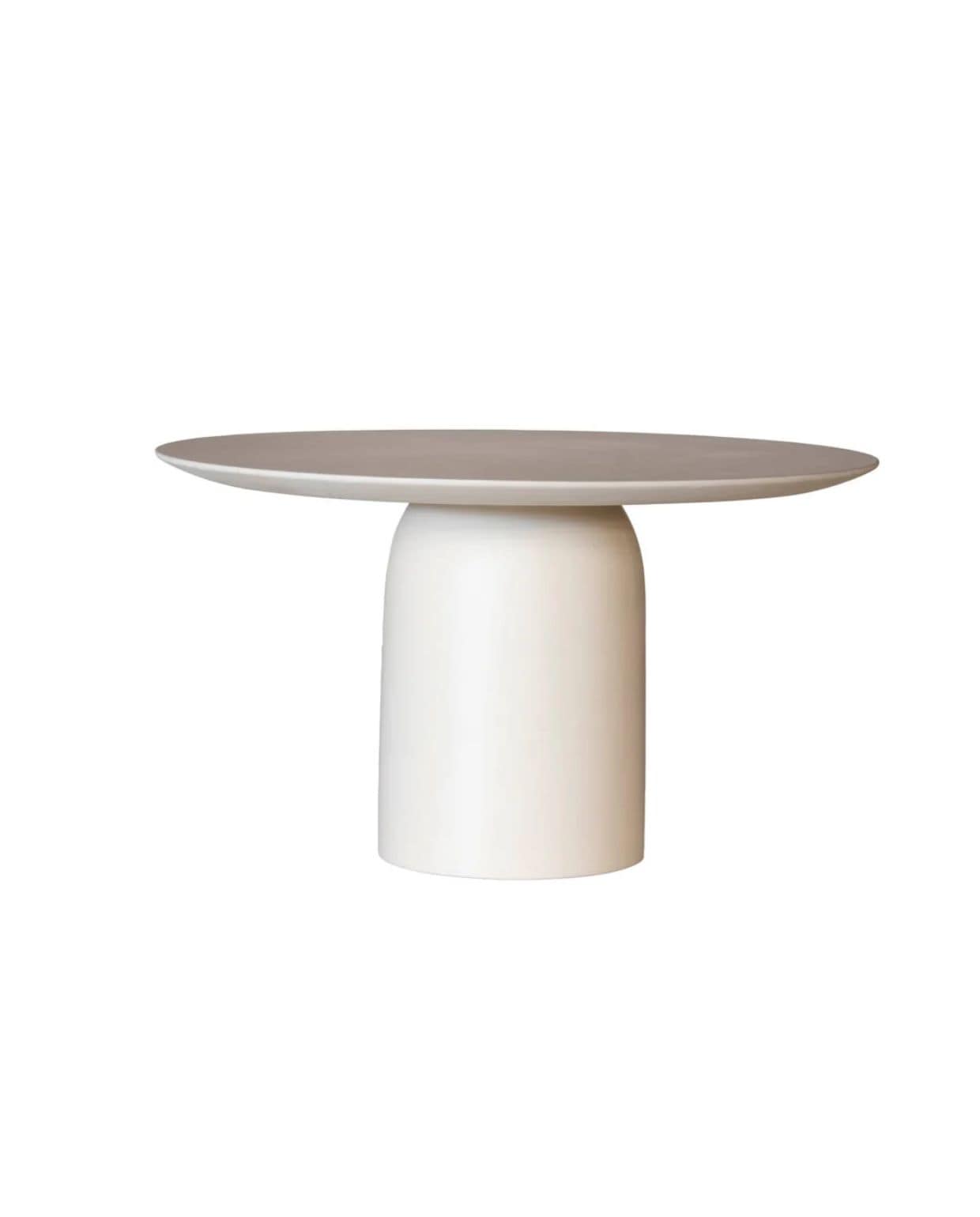 DÉJA Living Eettafel Dalarö - Rond Beige Eco Composiet - 130cm Déja Living