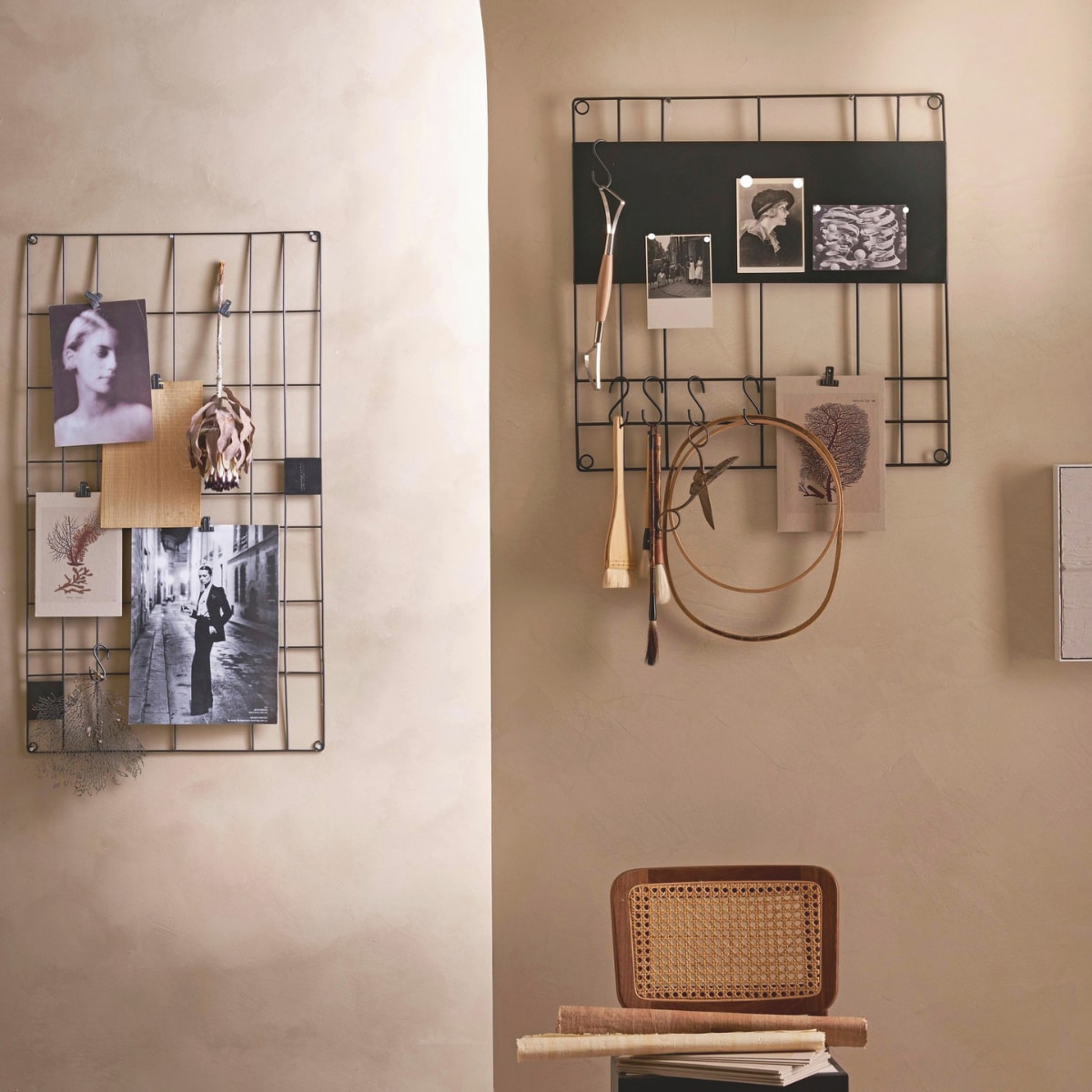 vtwonen memobord, metaal met magnetische vlak, zwart, alleen in XL variant, 60x105 cm (bxh) € 44,95. Overig privébezit.
