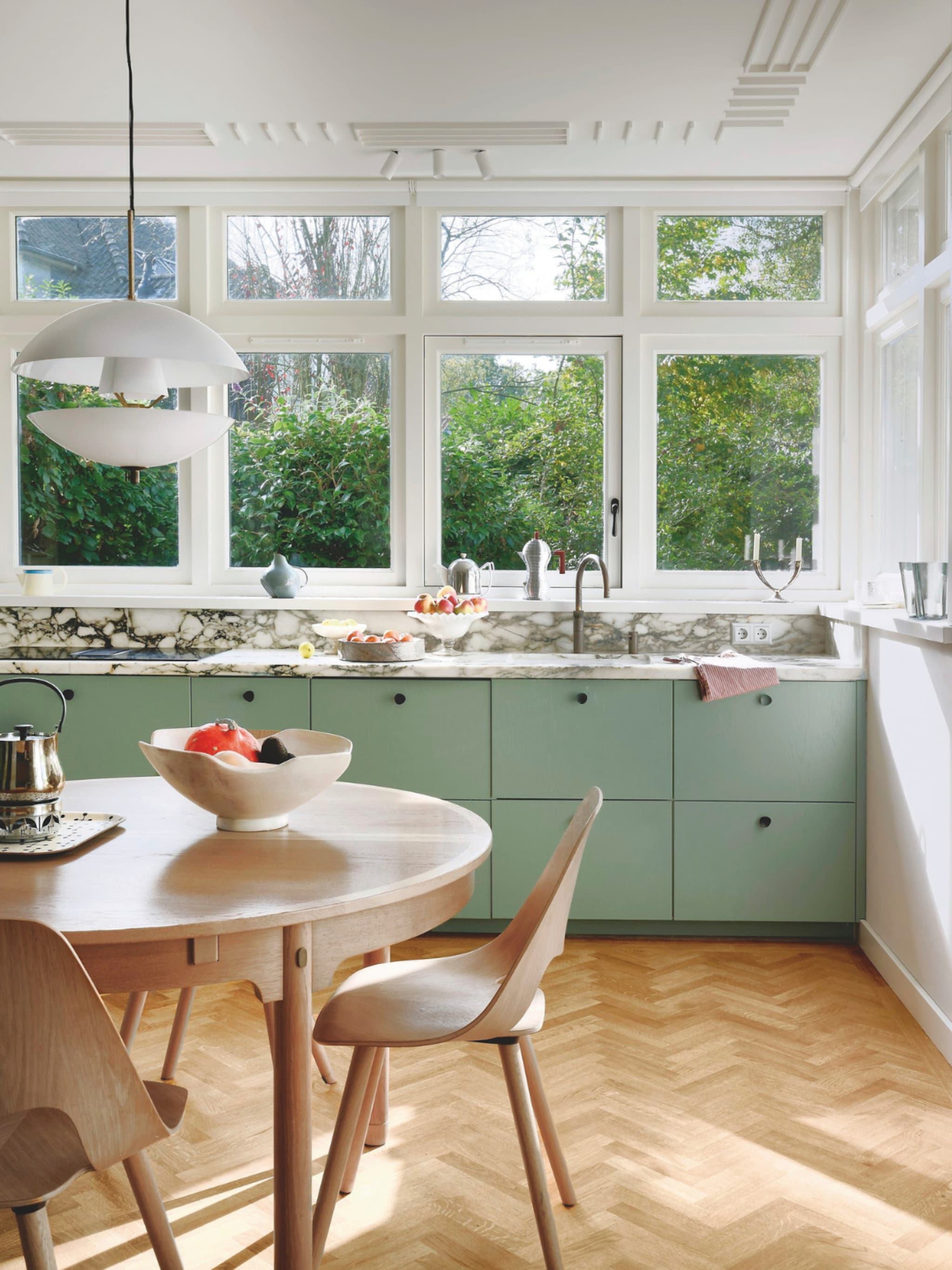 colour blocking interieur kleur