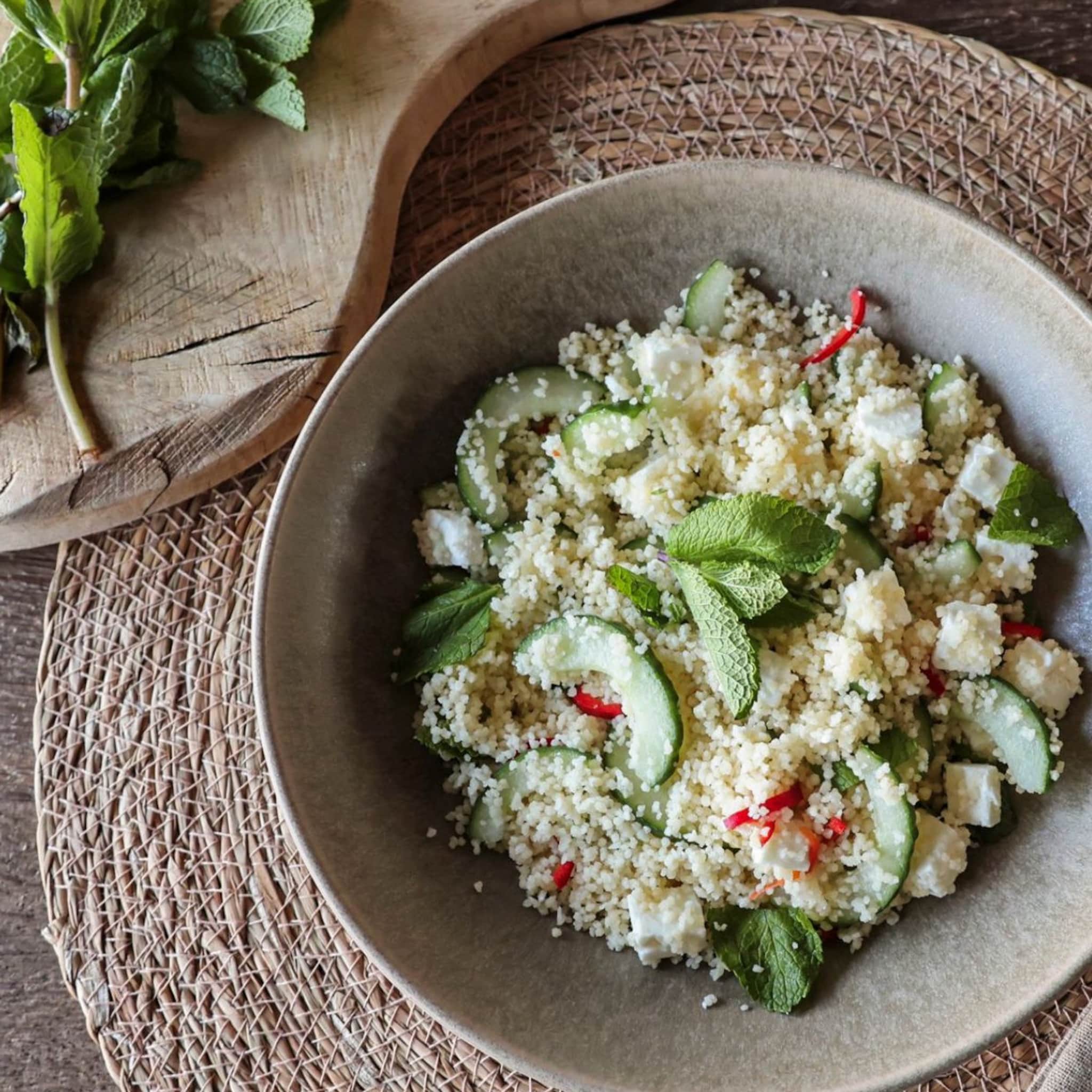 recept voor zomerse coucoussalade