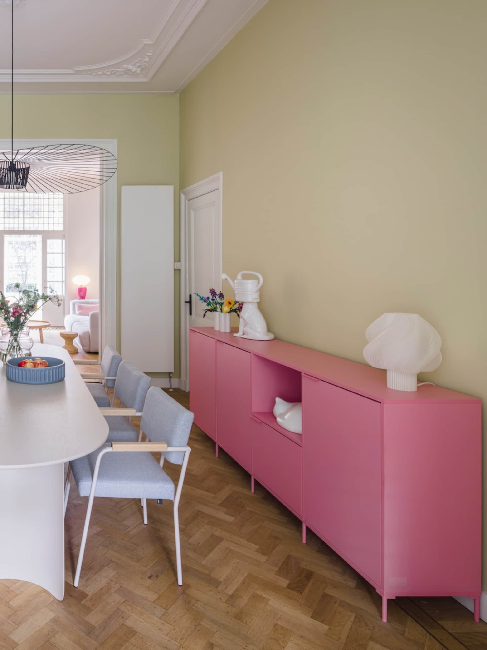 interieur met colorblocking inspiratie