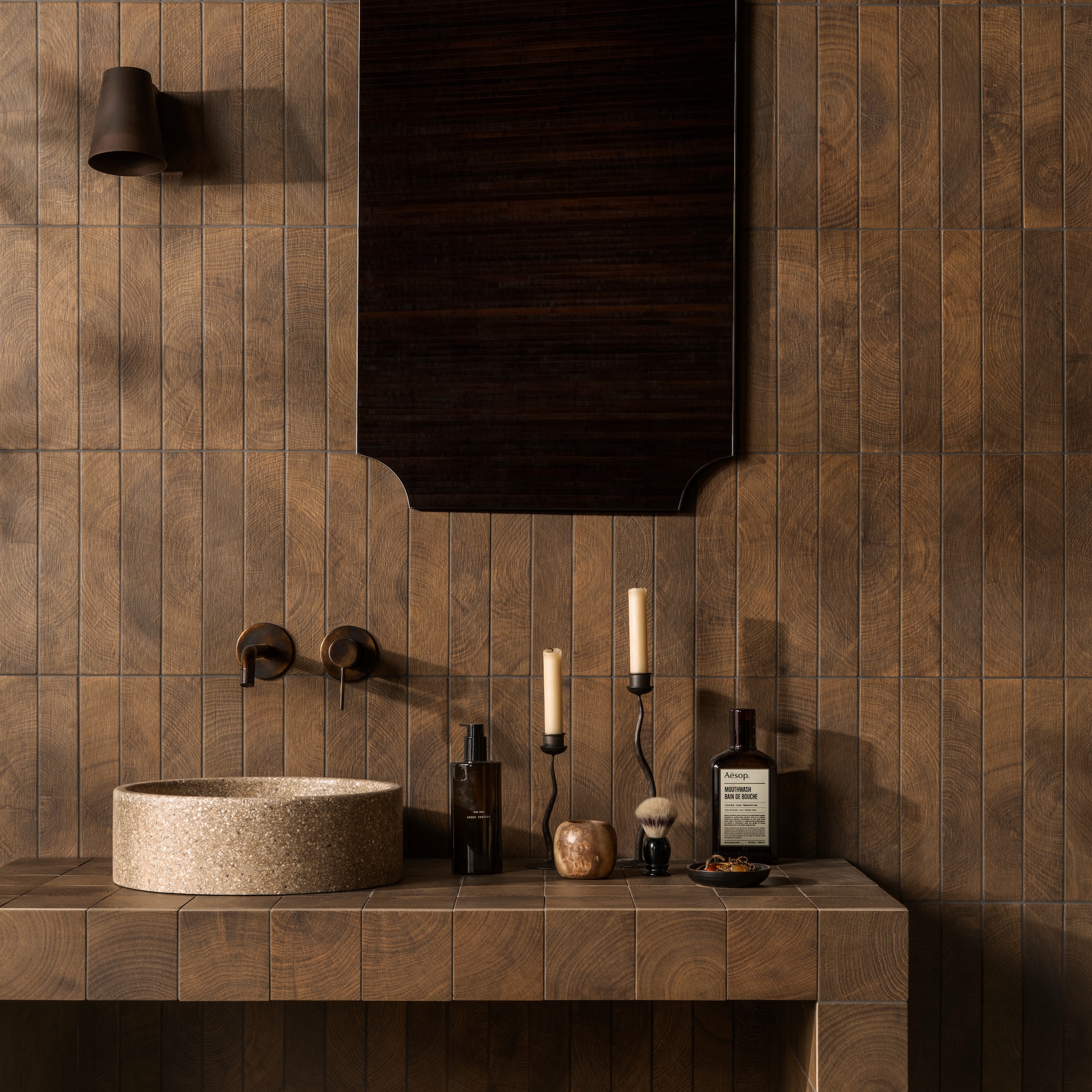 vtwonen collectie woodcirkle houtlook tegels