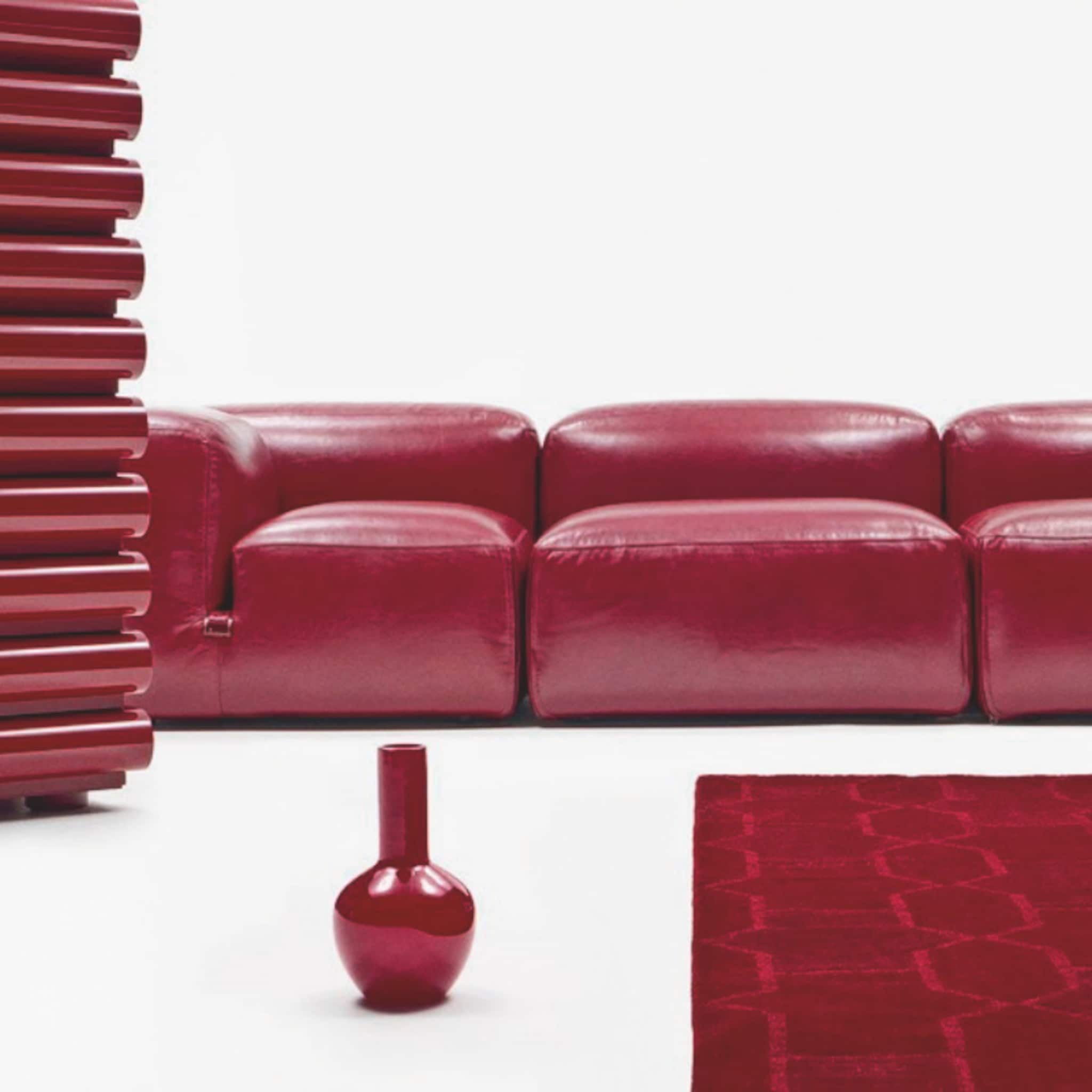 design trend hoogglans rood interieur