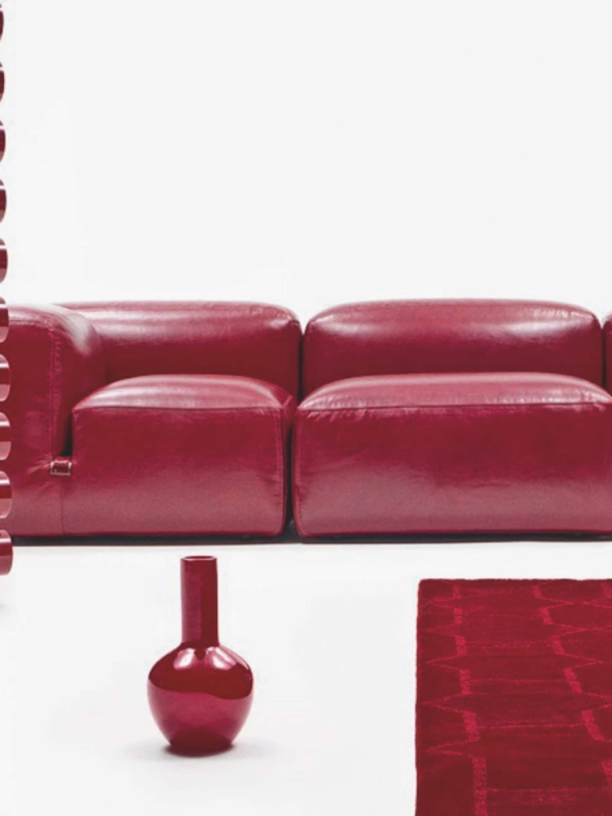 design trend hoogglans rood interieur