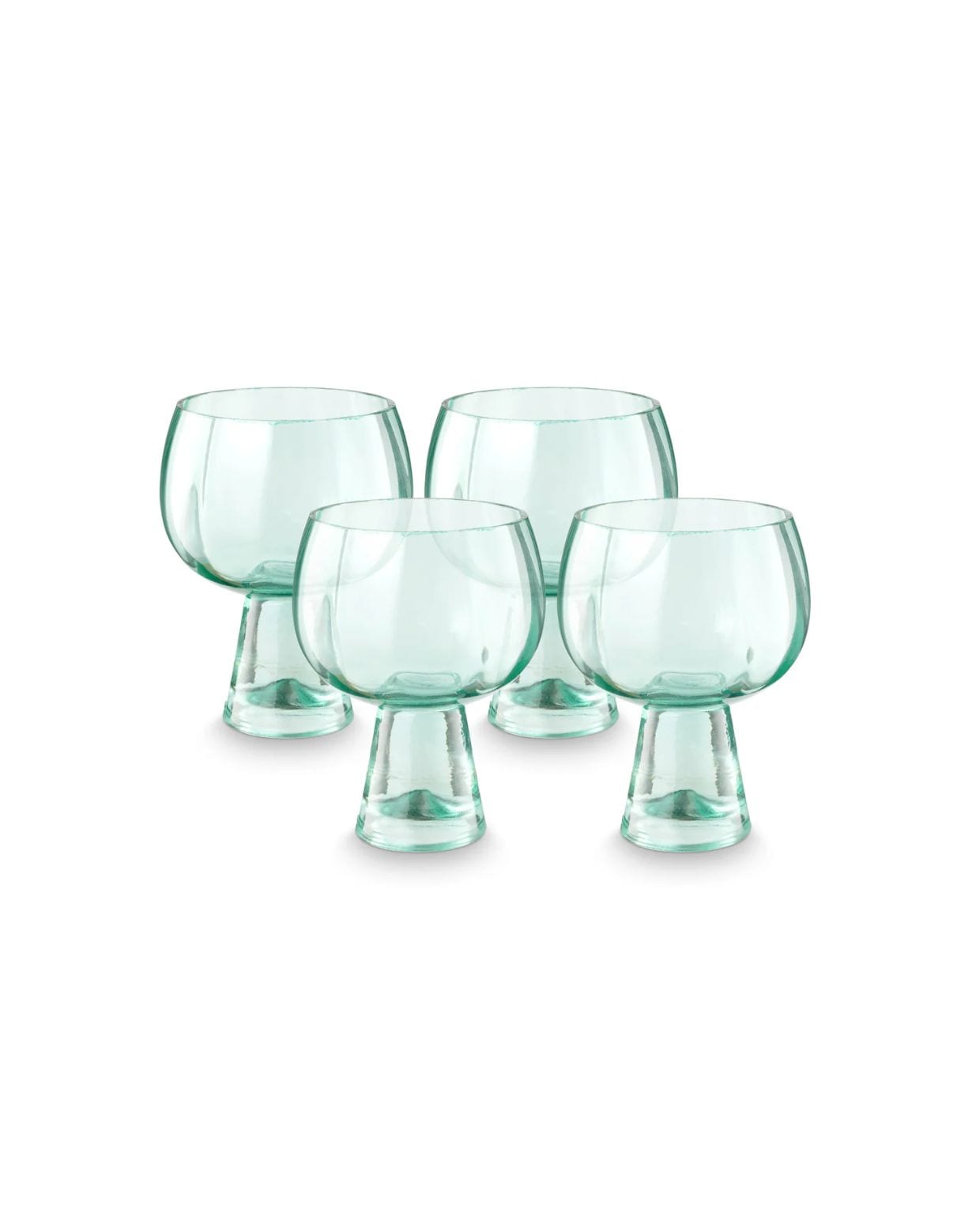 vtwonen - Retro Wijnglazen - Set van 4 - 270ml vtwonen