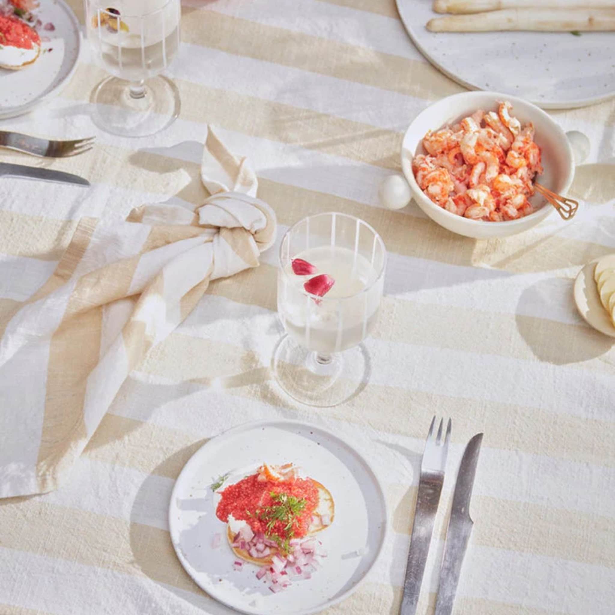zomerse tafelaankleding diner items