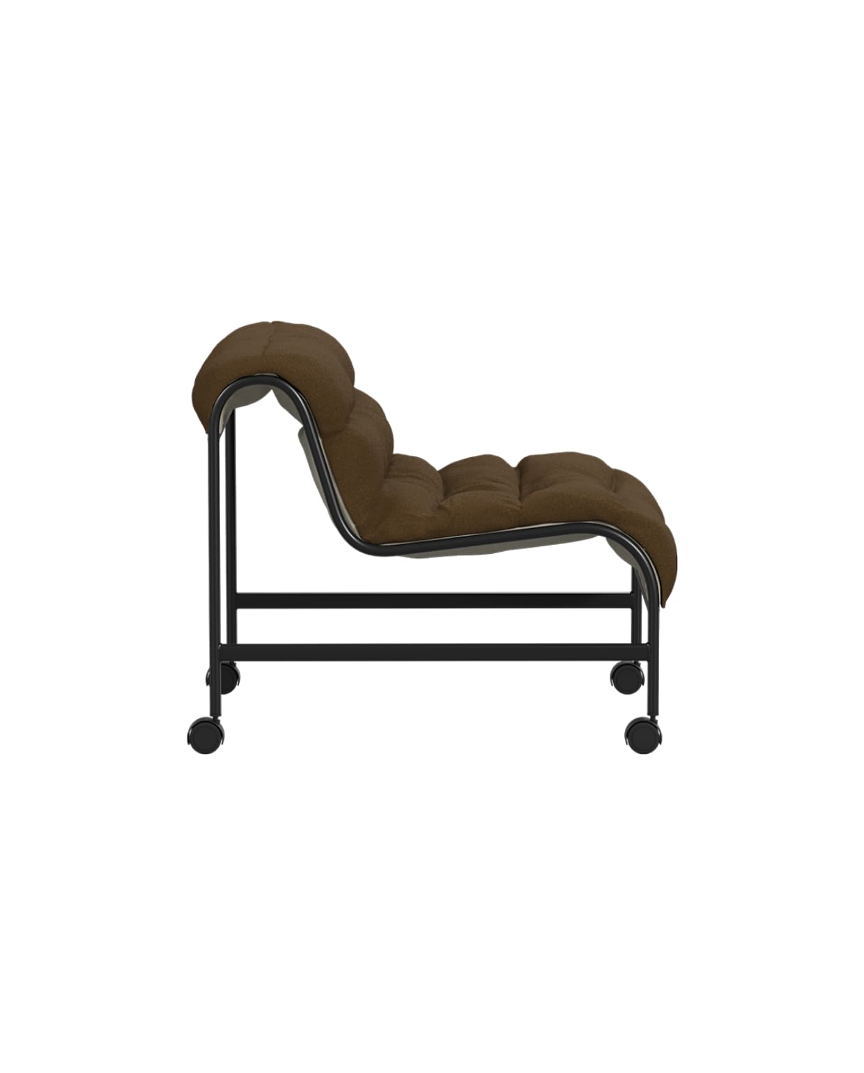 Lammhults stoel Sunny, verchroomd staal en stof, 71x84x70 cm (bxdxh), prijs op aanvraag (lammhults.se). vtwonen Design 04-2026