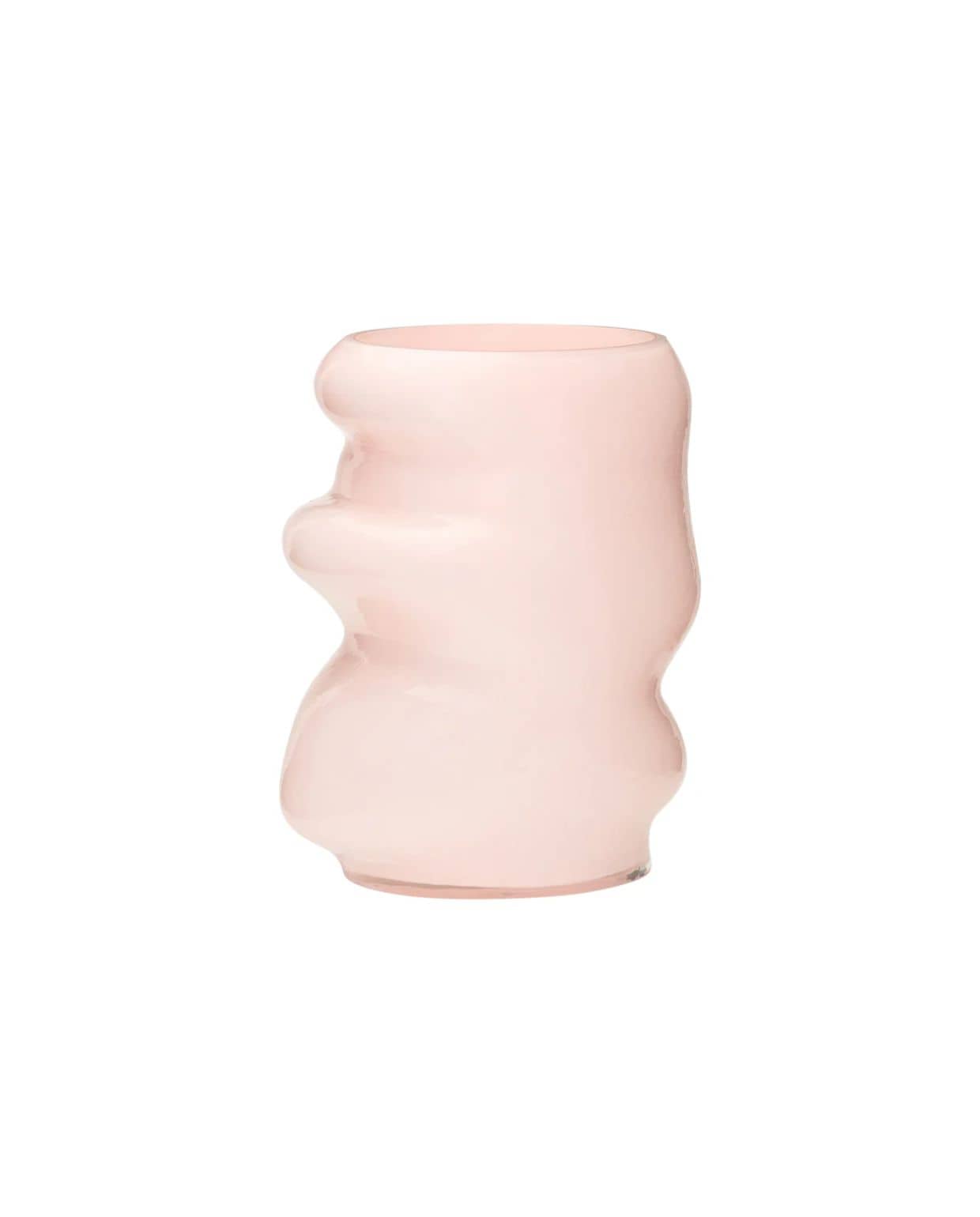 Hübsch vaas Lote - glas - 20x16xh25cm Hübsch