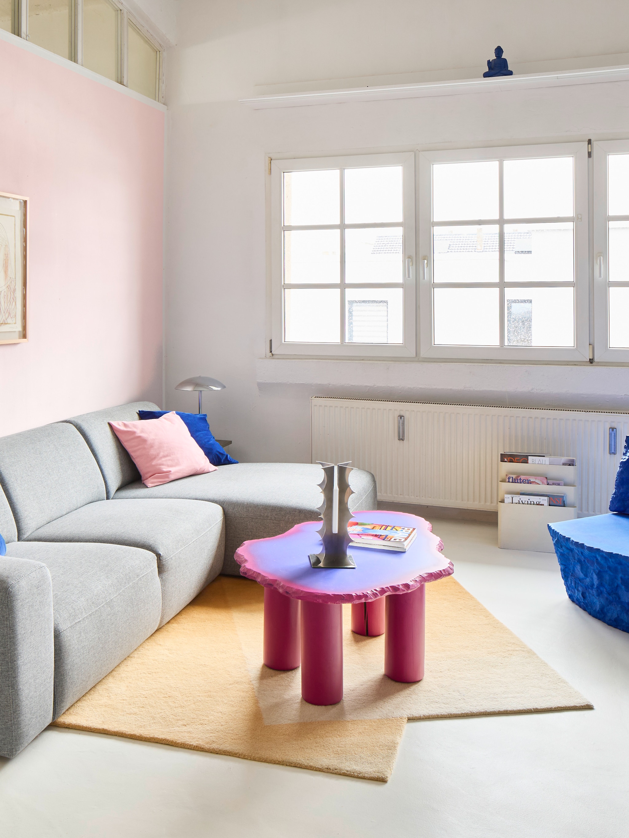 kleur kunst een geheel interieur