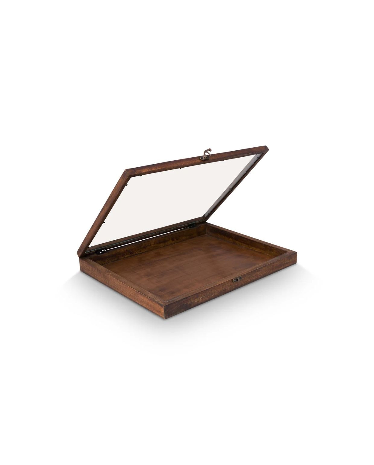 vtwonen Foto Opbergkist - Bewaardoosjes met deksel - Fotolijst houten kistje - Bewaardoos - Bruin - 42cm vtwonen