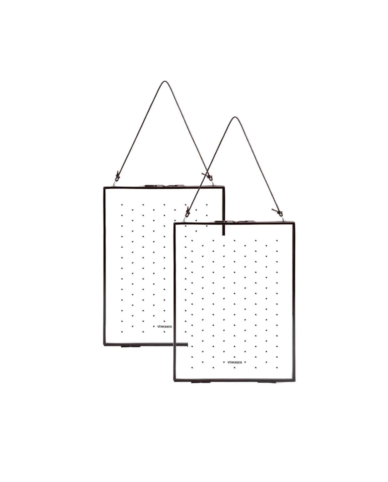 vtwonen Fotolijsten - 2 Stuks - Metaal - Zwart - 20x26cm vtwonen