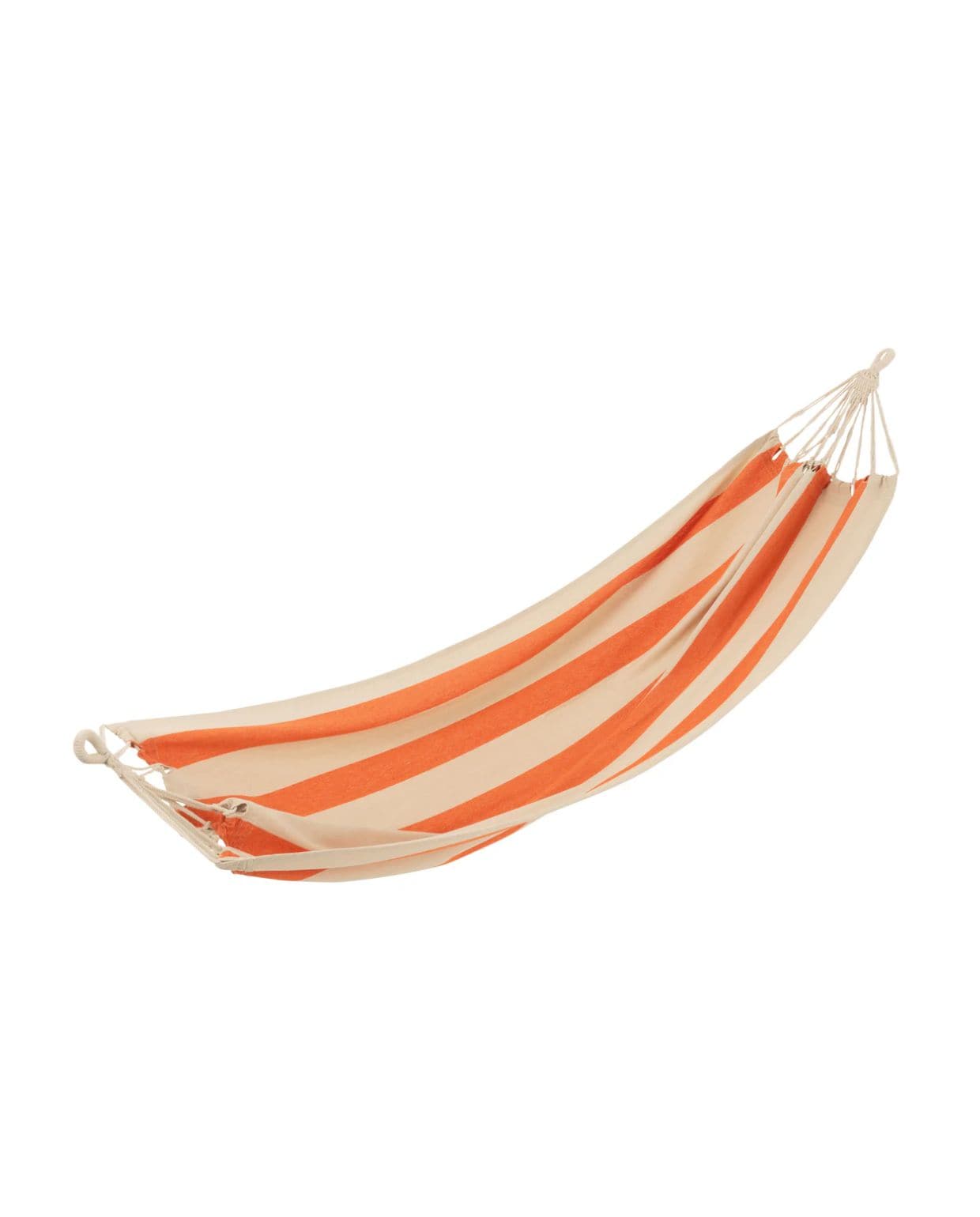 J-Line hangmat Brede Strepen - katoen/polyester - oranje/ecru J-line