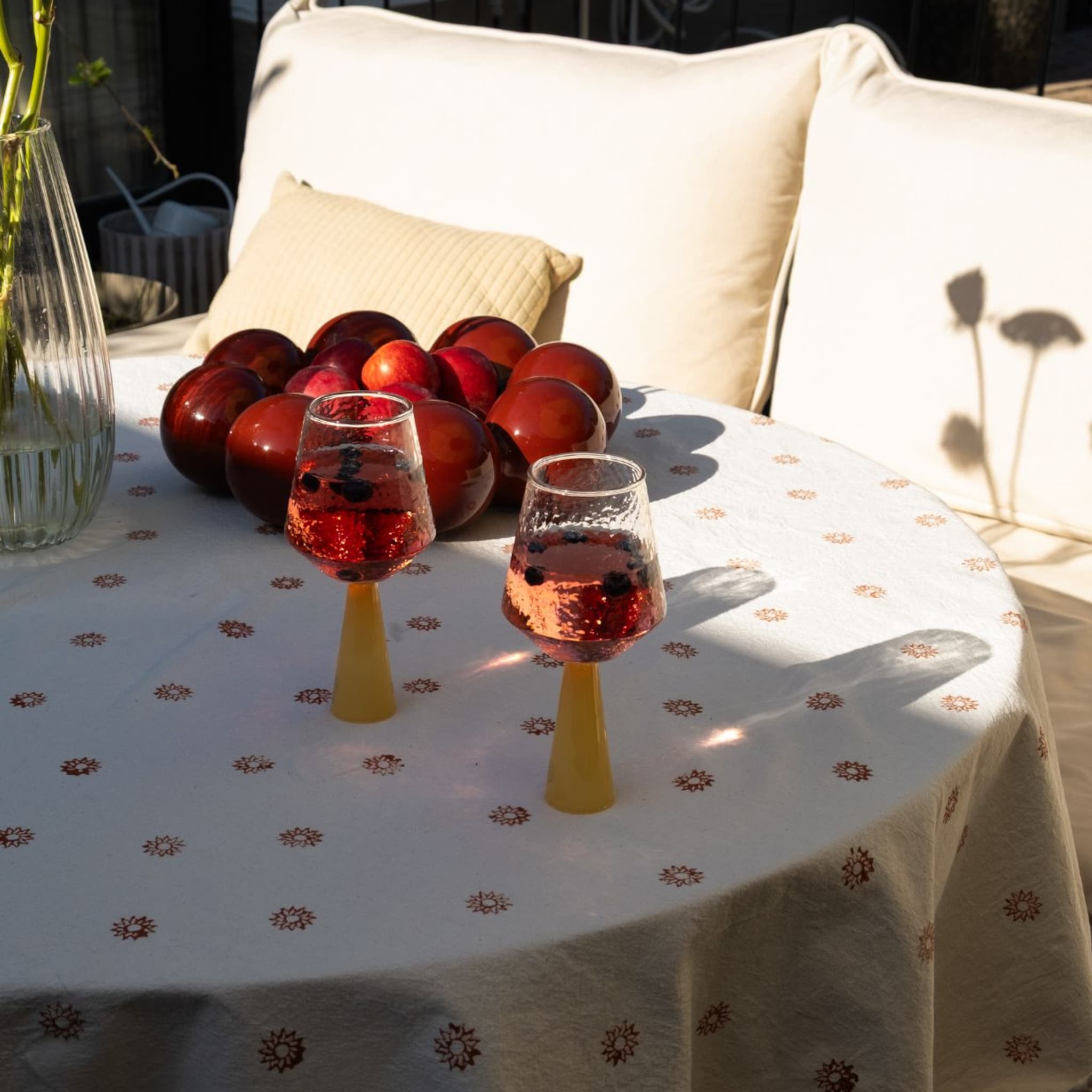 zomerse diy voor een zonnig tafelkleed